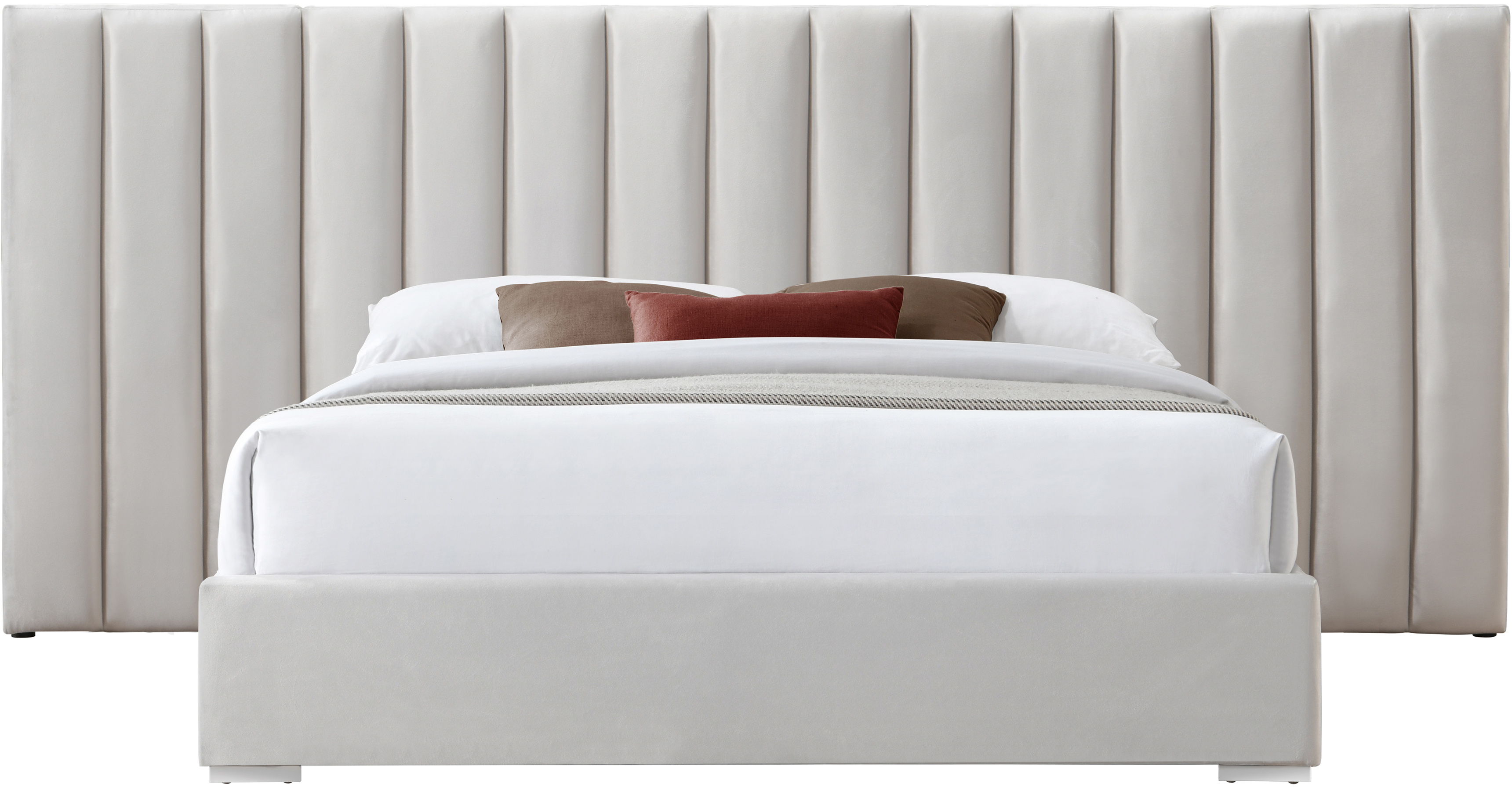 Pablo - King Bed - Cream