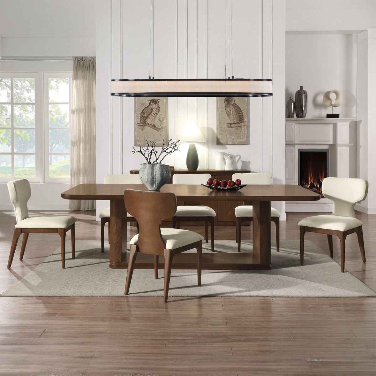 Koen - Side Chair (Set of 2) - Beige / Brown Oak, beige, view 8