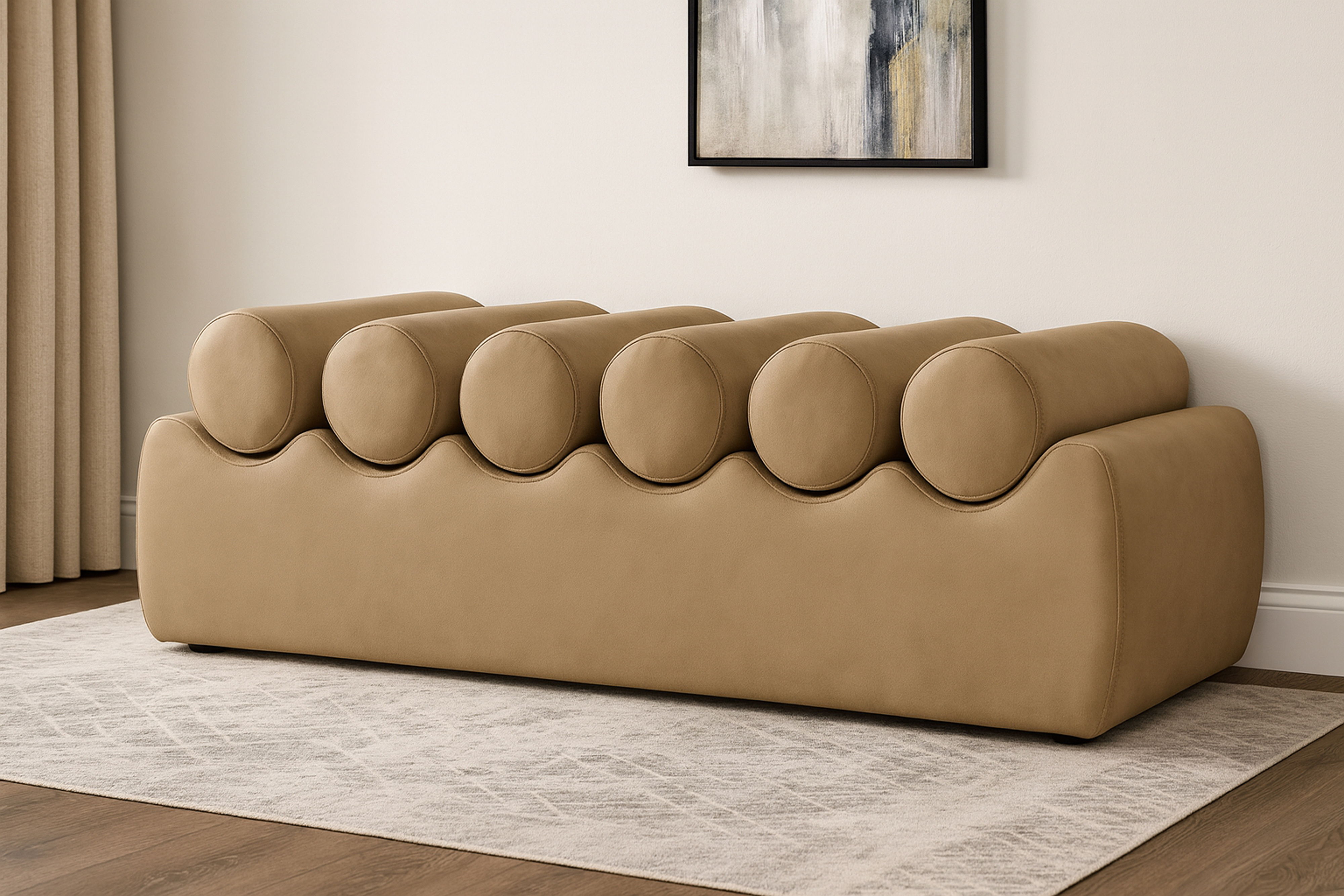 Rumble - 56" Bench - Tan