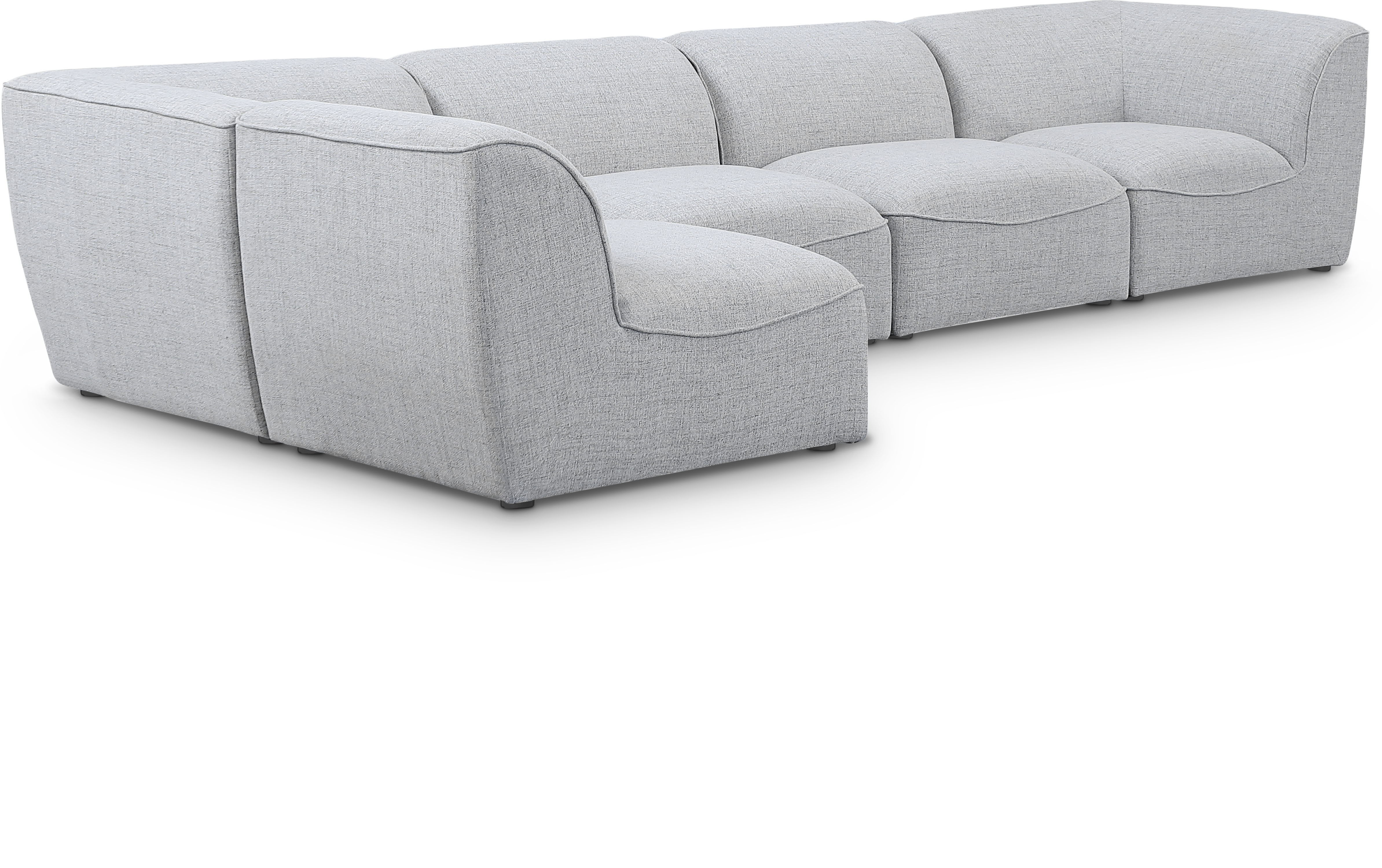 Miramar - 5 Piece Modular Sectional - Gray