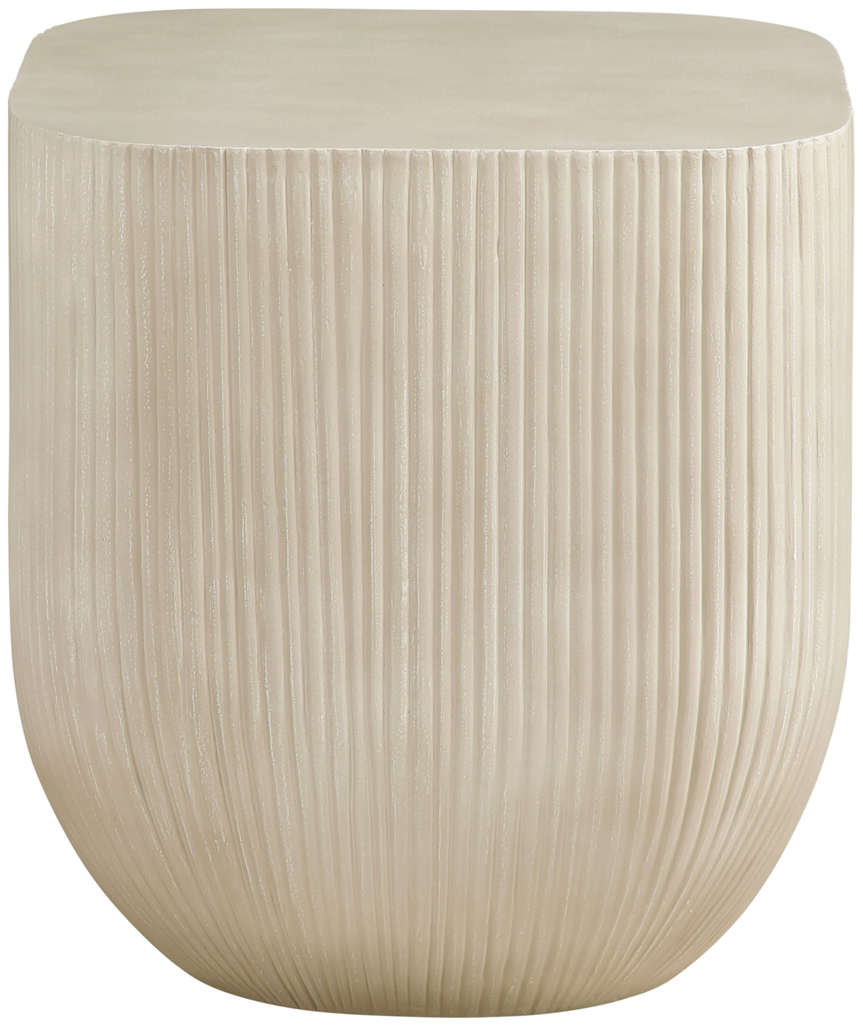 Sonara - Concrete End Table - Beige
