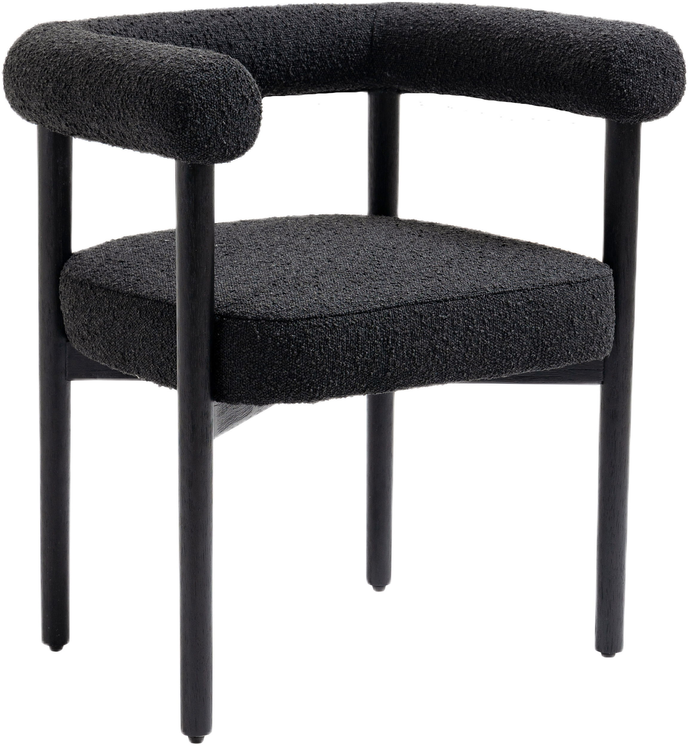 Hyatt - Dining Chair - Black - Fabric