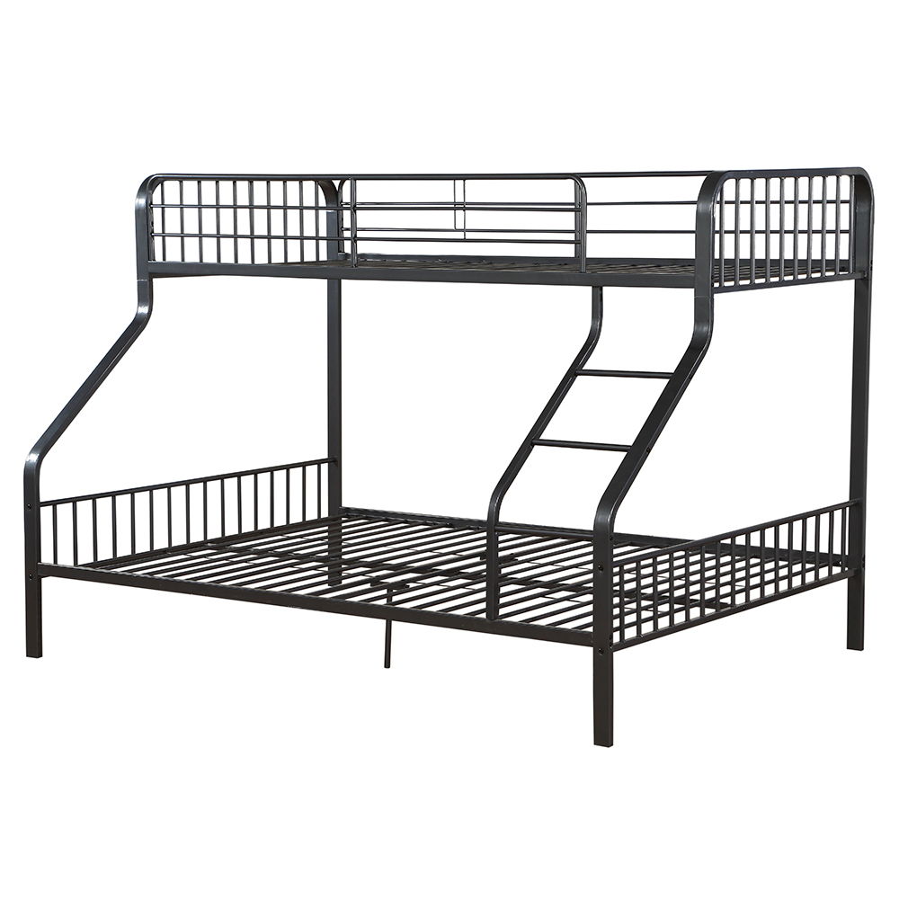 Caius - Twin Long/Queen Bunk Bed - Gunmetal, dark gray, view 2