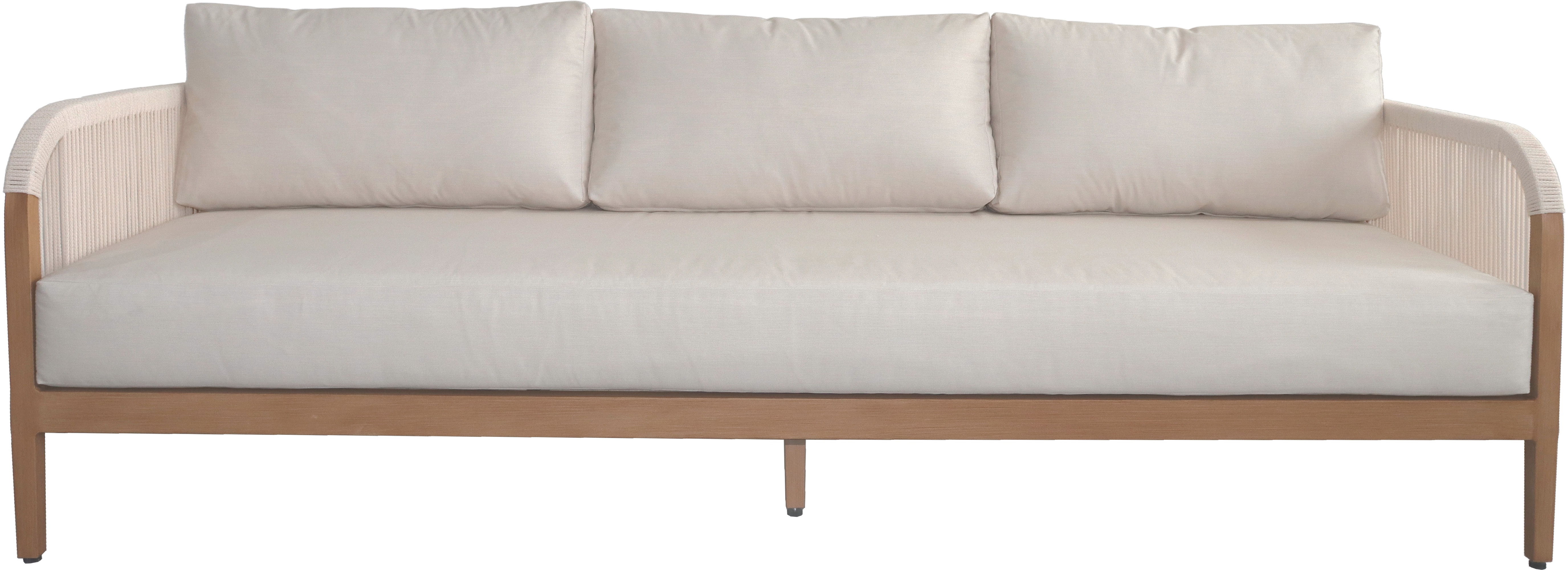 Maui - Water Resistant Outdoor Patio Sofa - Cream