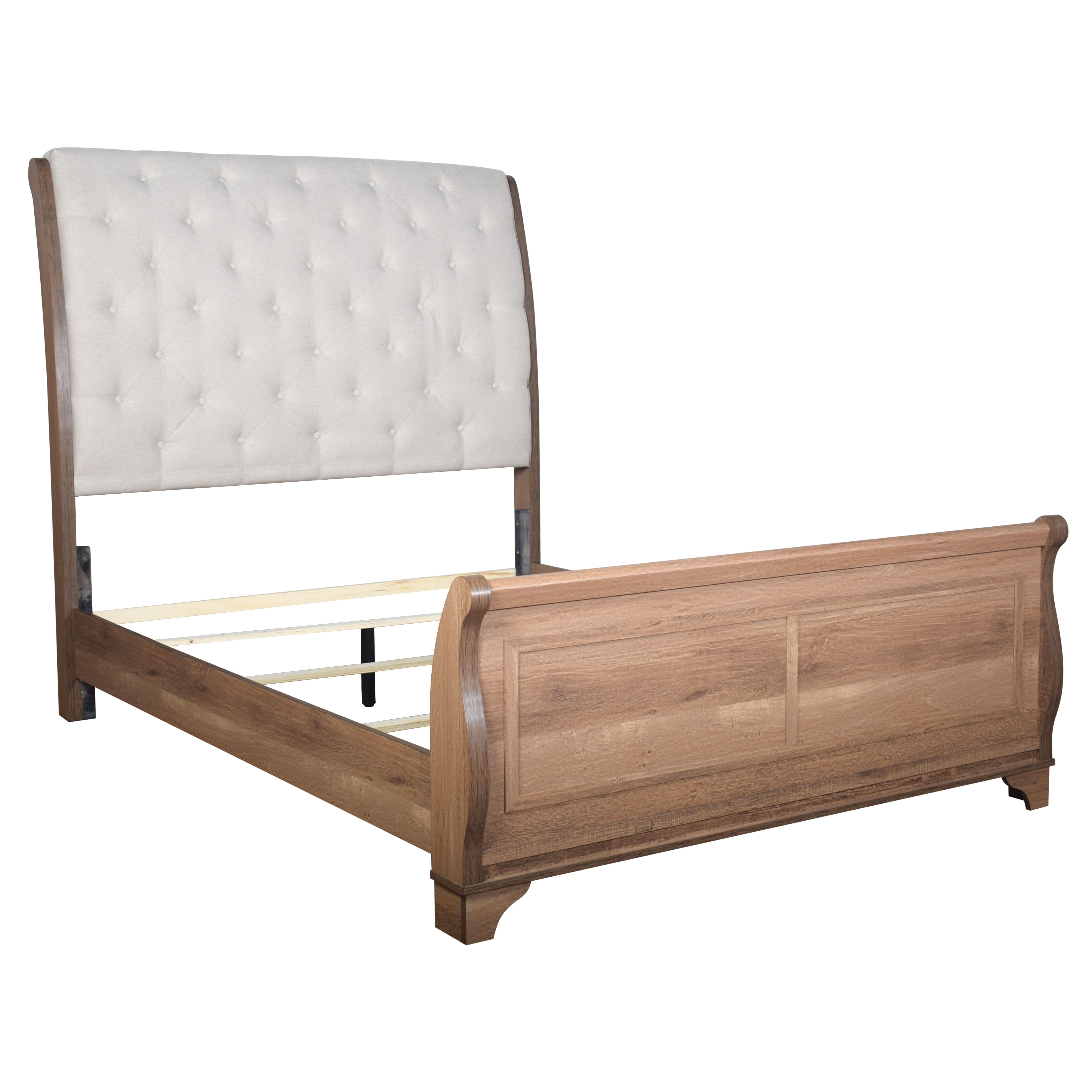 Coventry Hall - 6/6 Eastern King Bed - Light Brown