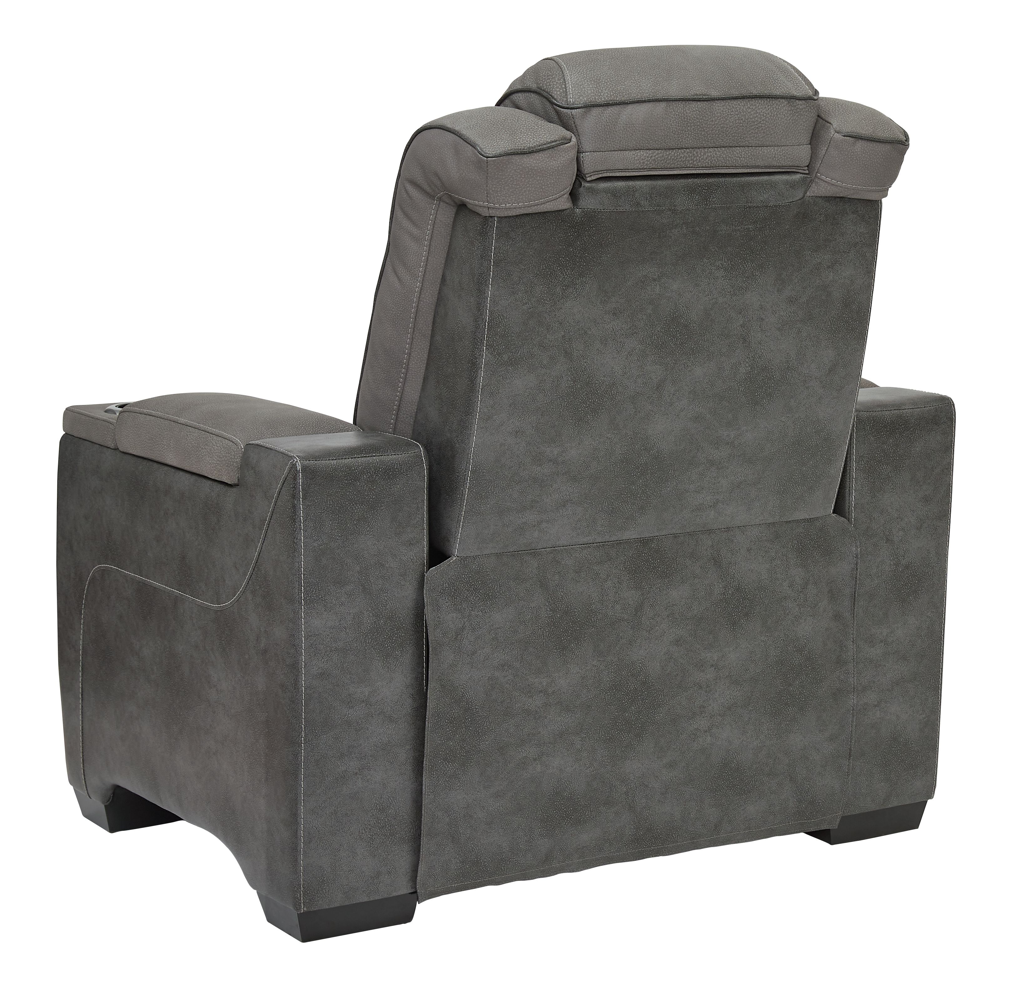 Ashley Furniture Next-Gen Durapella - Power Recliner/Headrest - Slate - Image 6