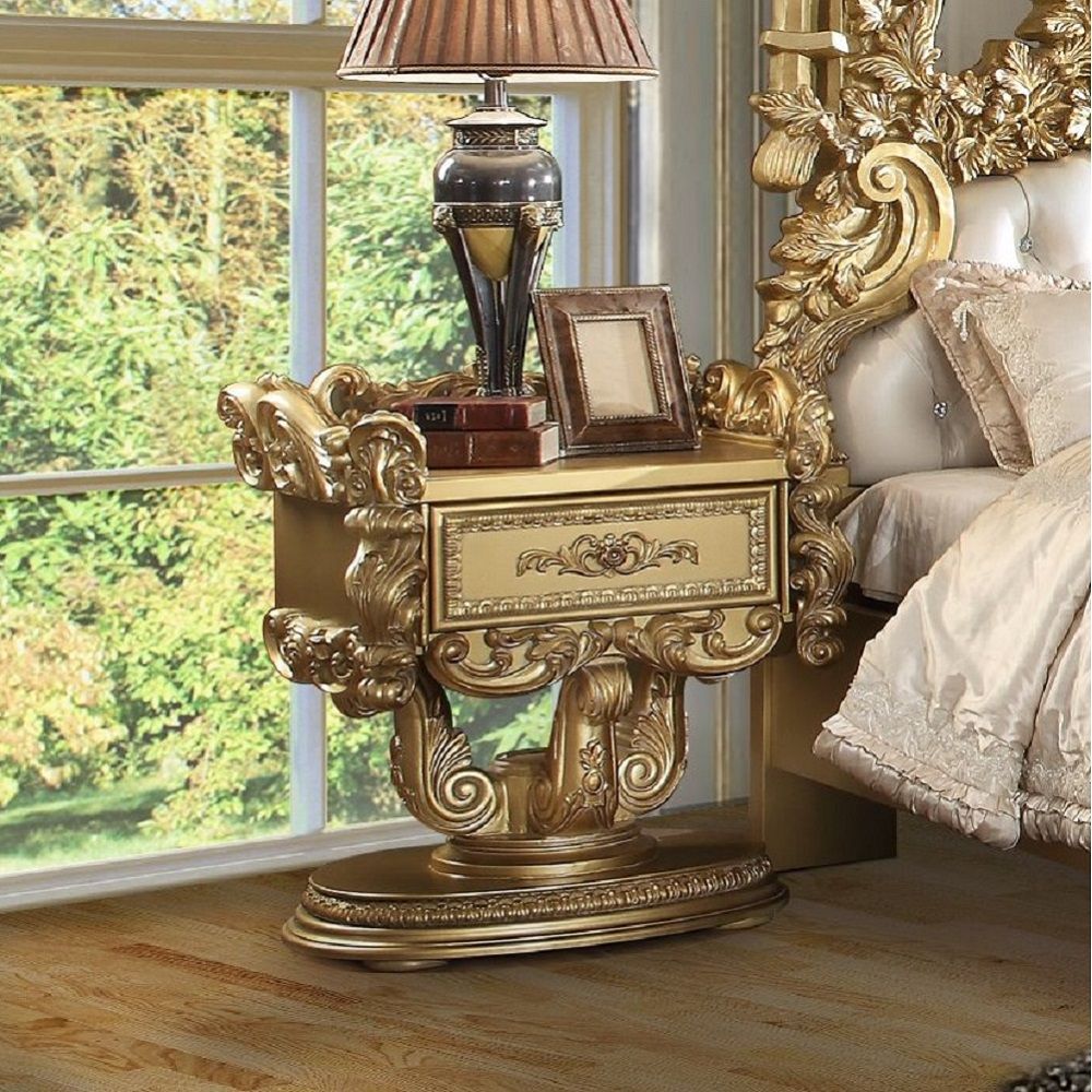 Bernadette - Nightstand - Gold, gold