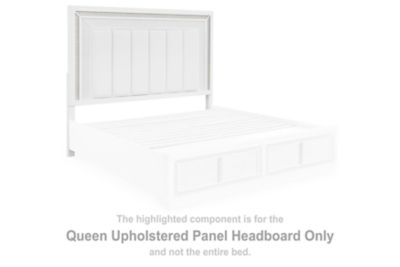Chalanna – Queen Upholstered Panel Headboard – White