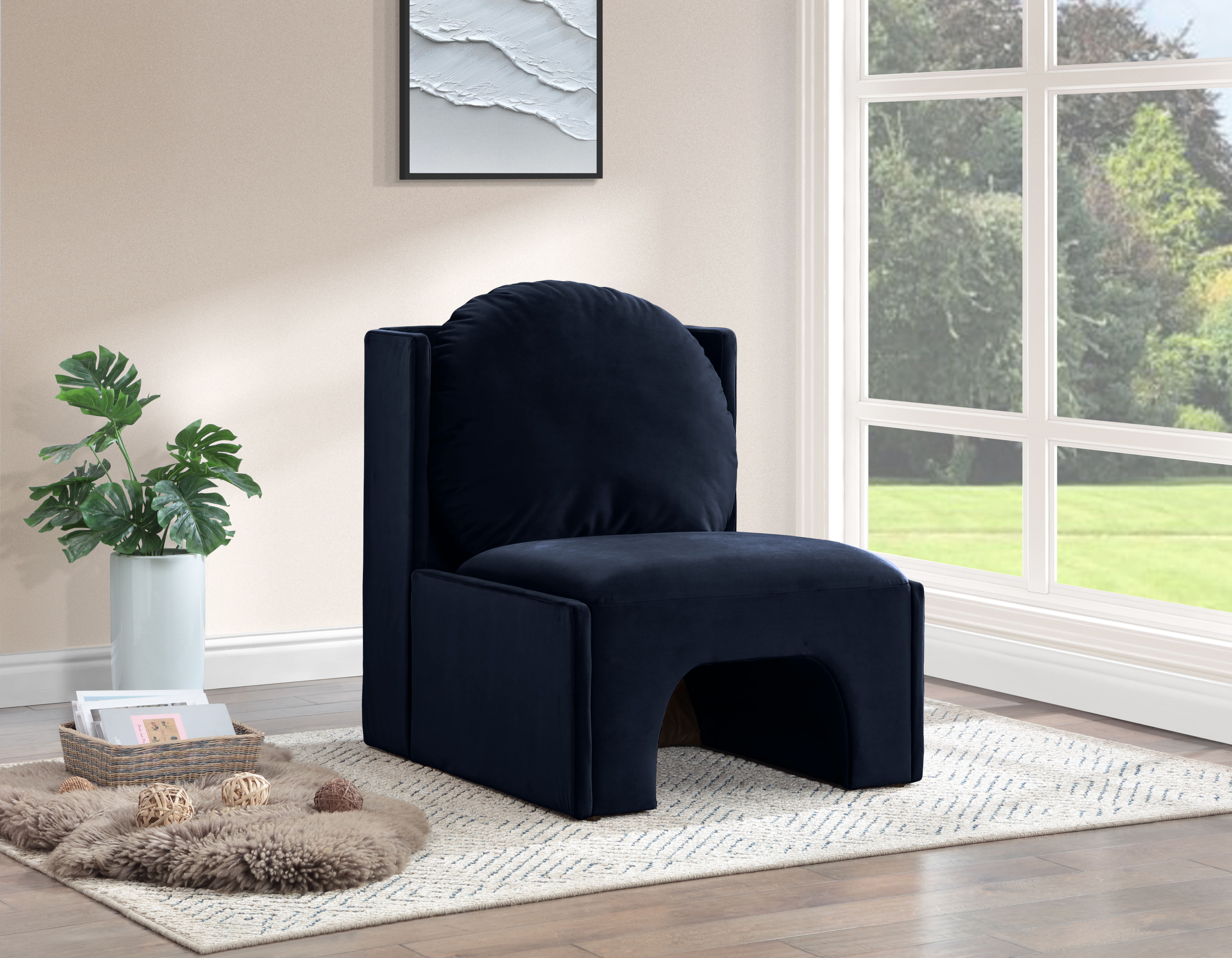 Sigma - Accent Chair - Navy
