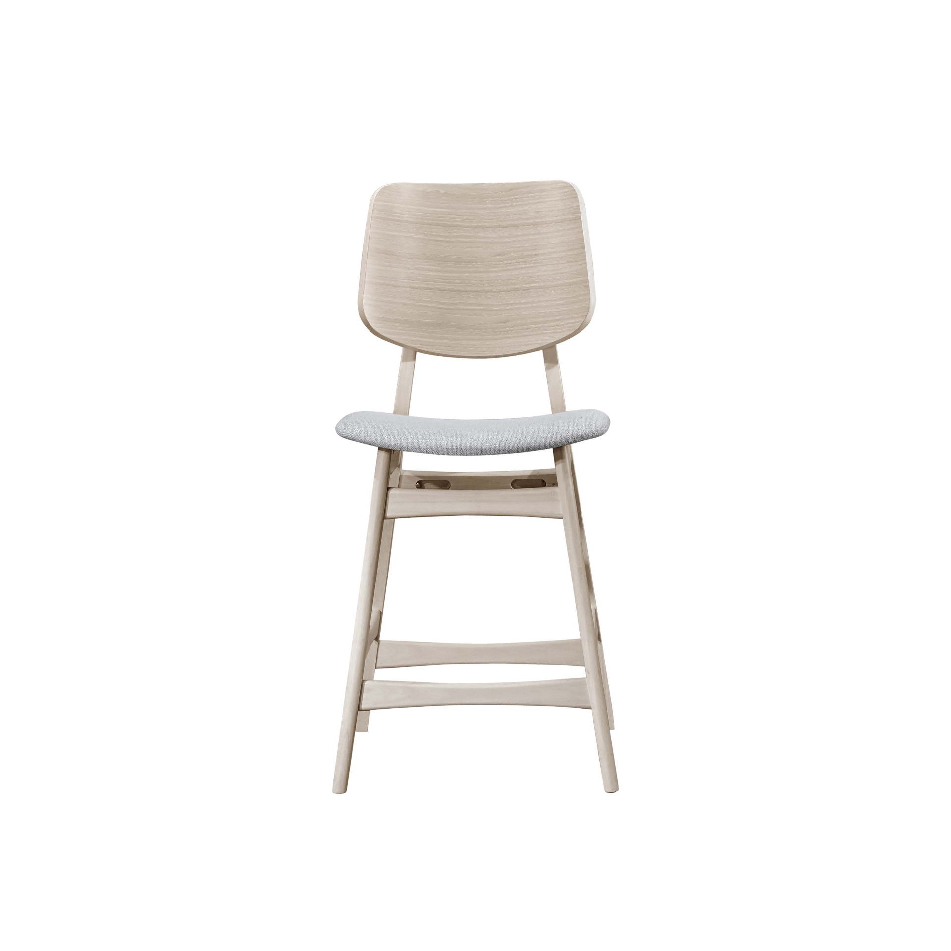 Oscar - Counter Chair (Set of 2) - White Ash