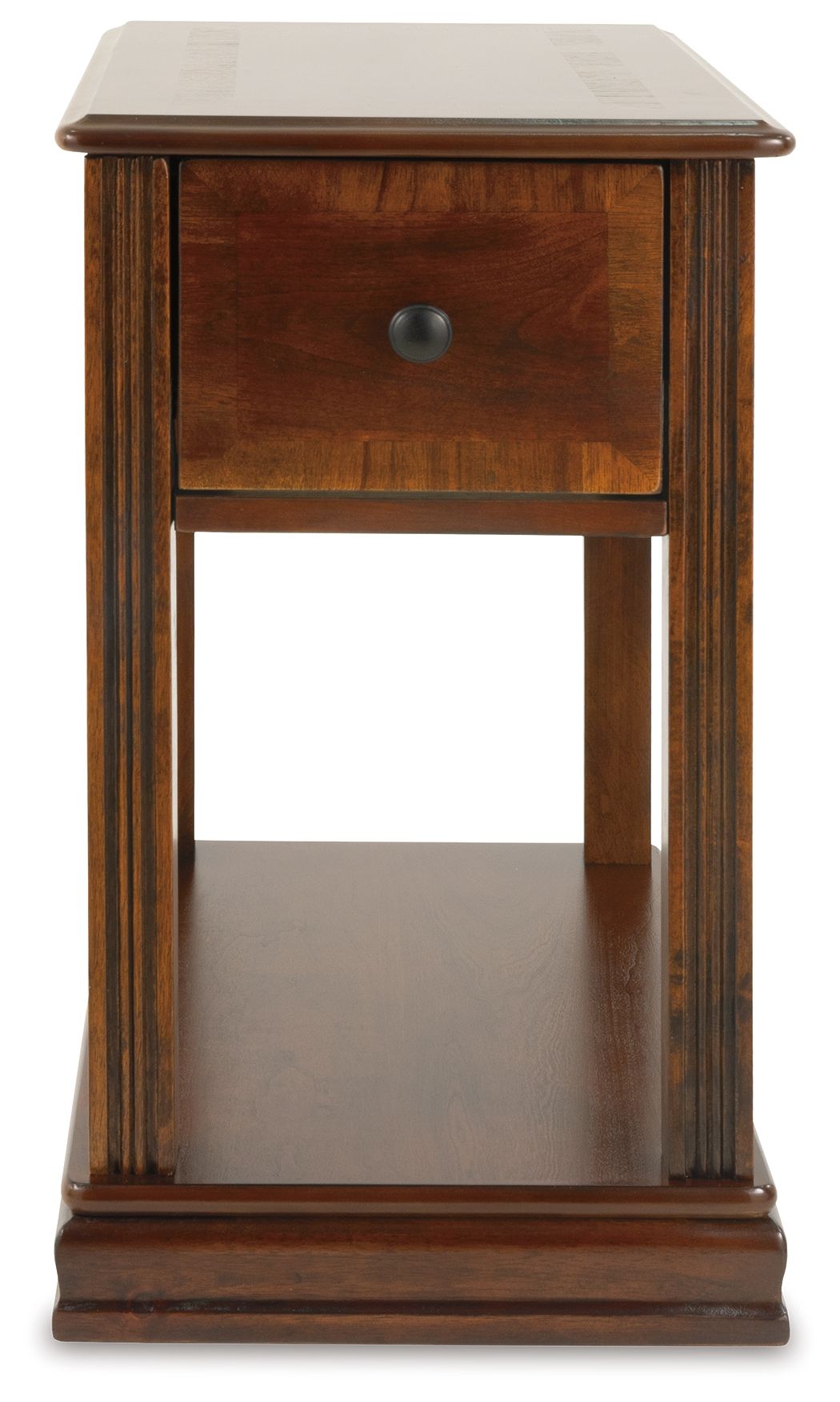 Ashley Furniture Breegin - Chair Side End Table - Removable Tray - Brown - Image 3