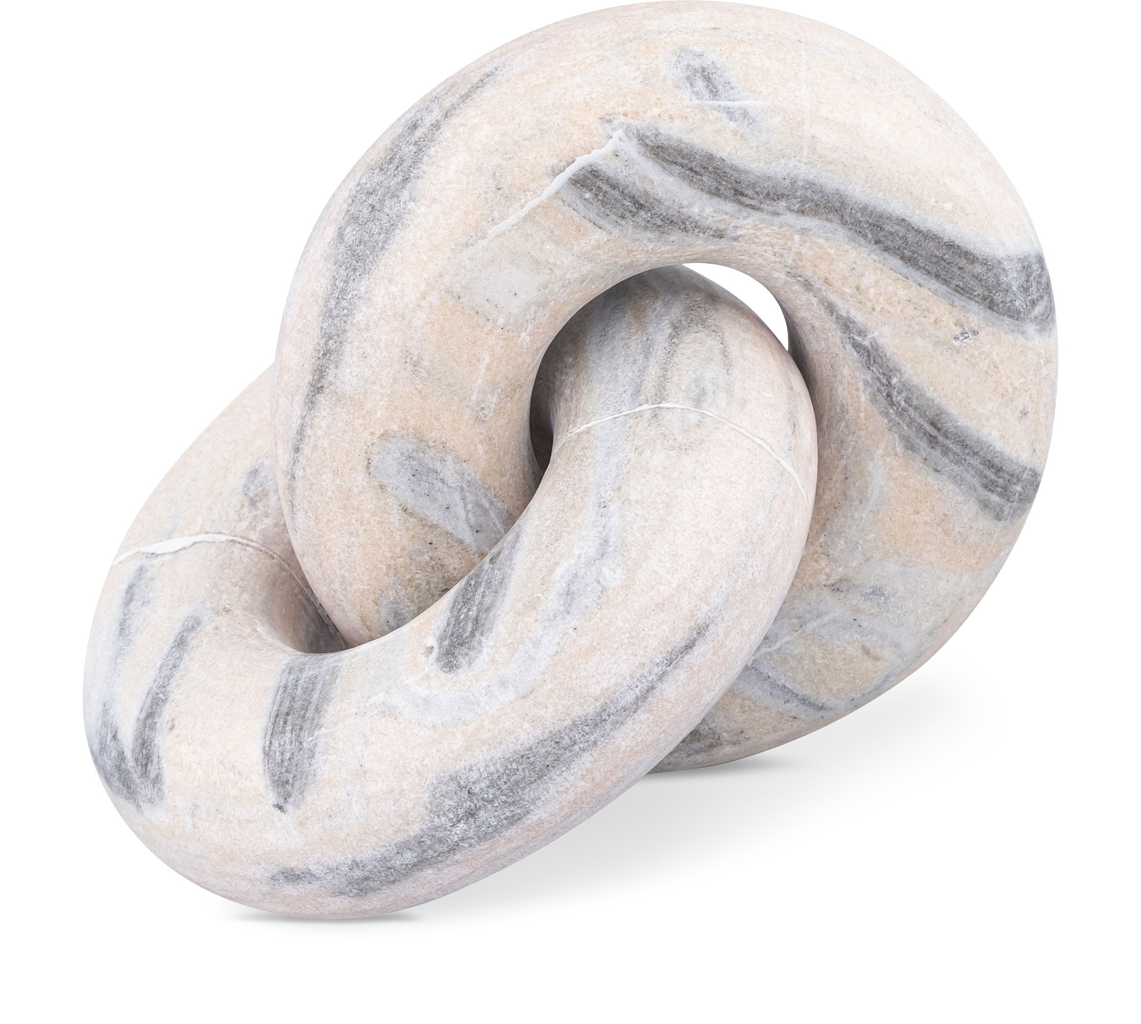 Knot - Marble Decorative - Pink