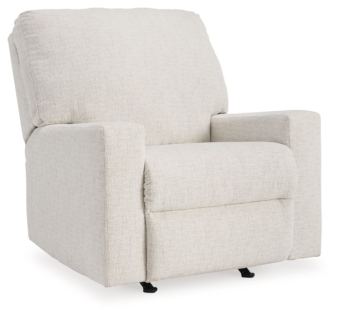 Rannis - 2 Pc. - Twin Sofa Sleeper, Rocker Recliner - Snow