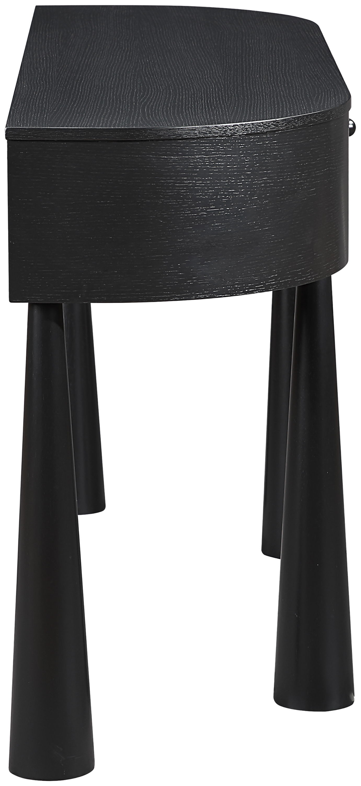 Oasis - Acacia Veneer And Solid Wood Console Table - Black