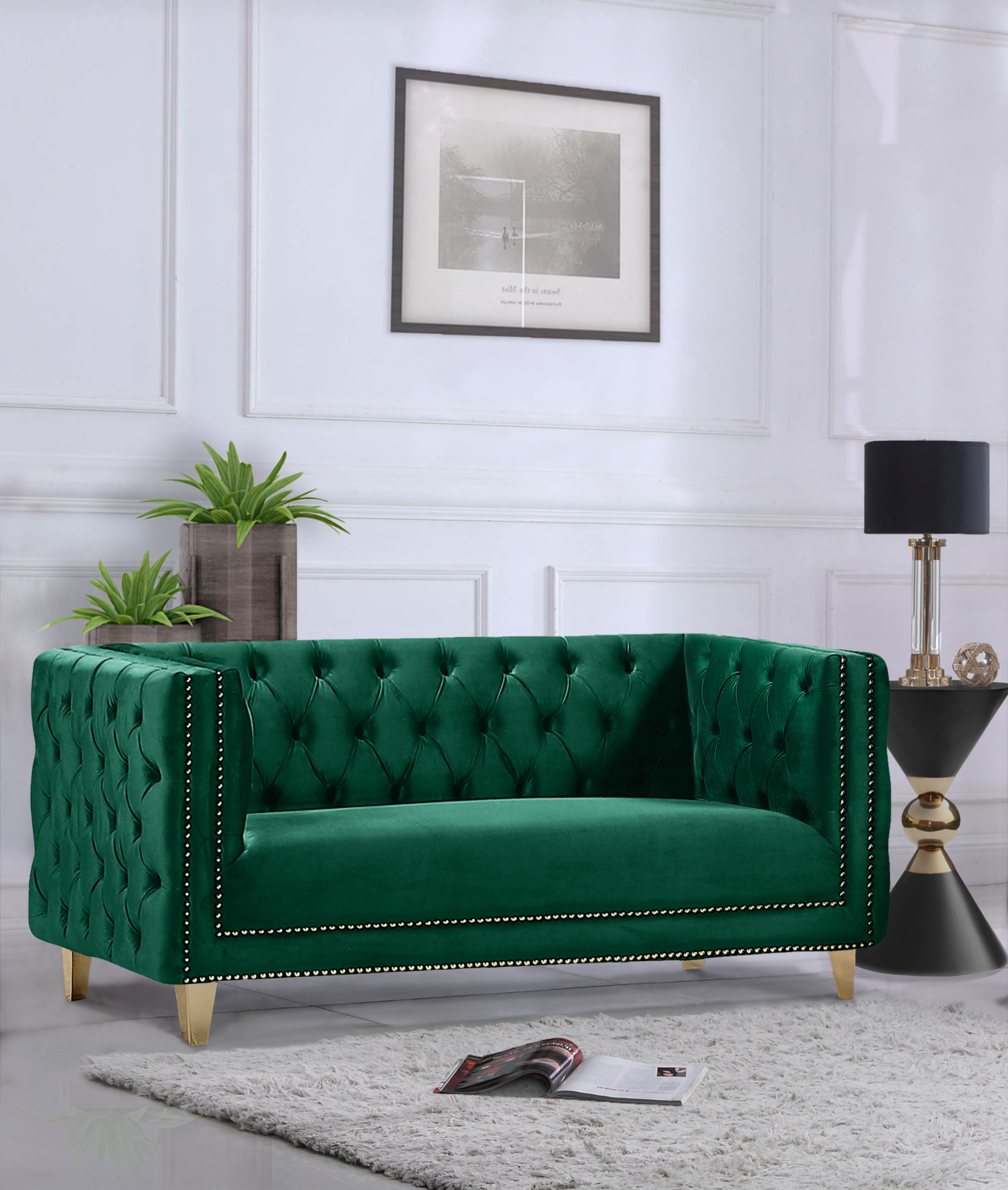 Michelle - Loveseat - Green