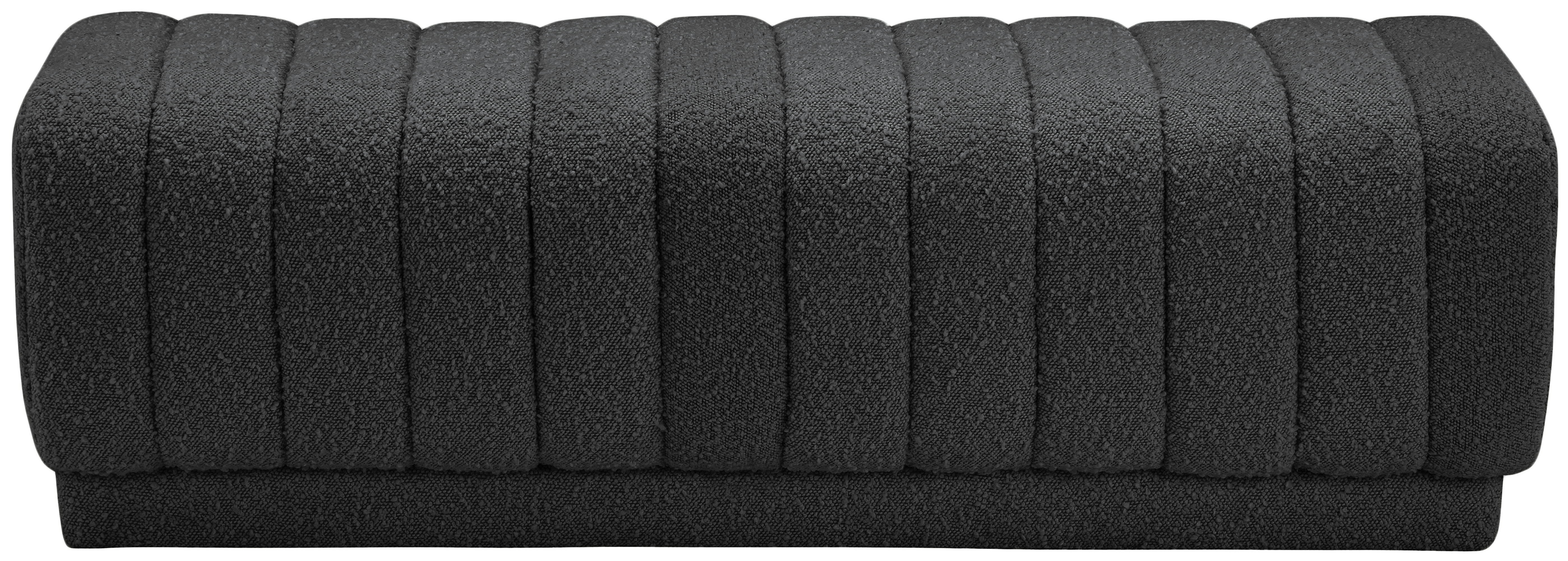 Heathrow - Ottoman / Bench - Black