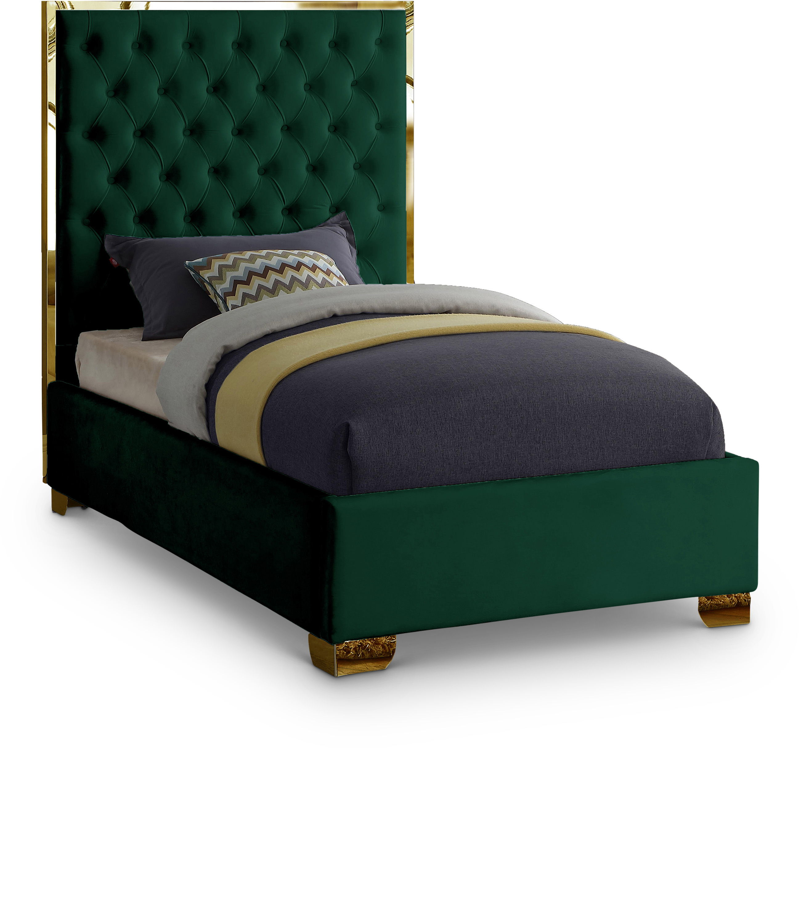 Lana - Twin Bed - Green