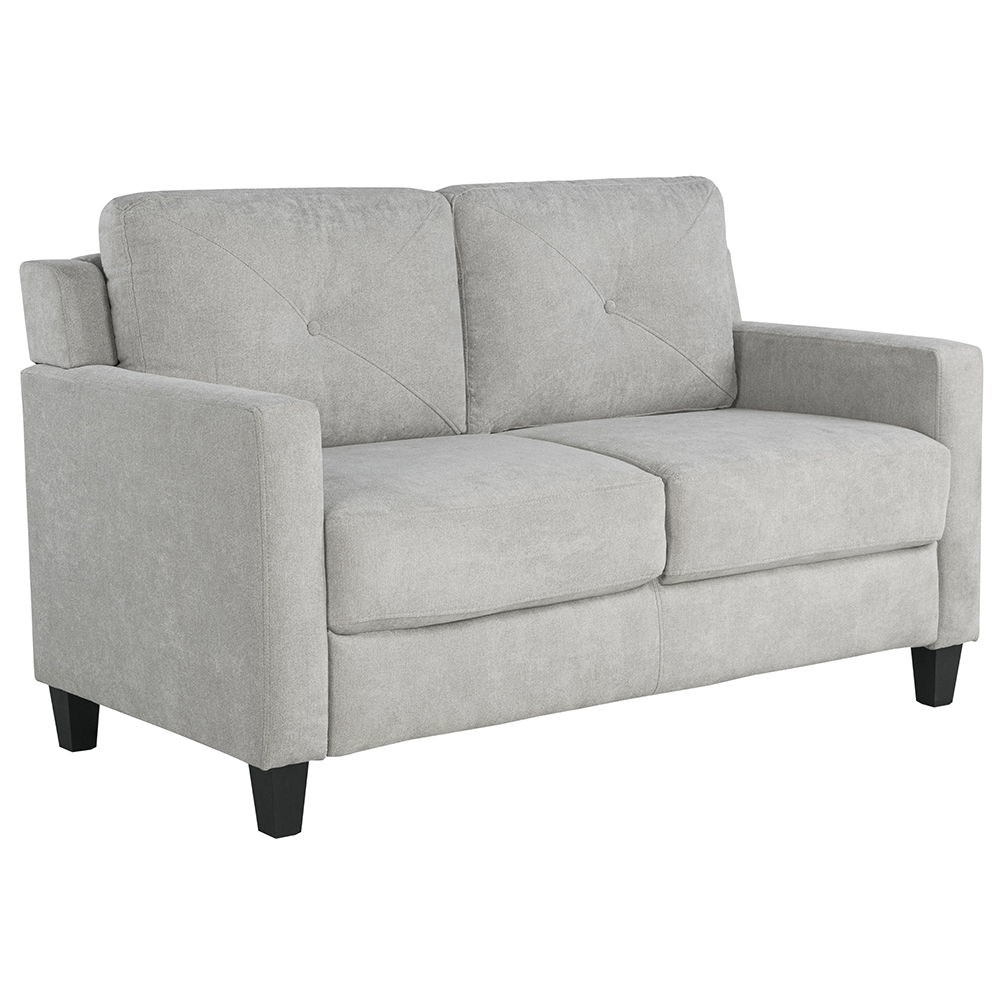 Horatio - Loveseat - Taupe Chenille, gray