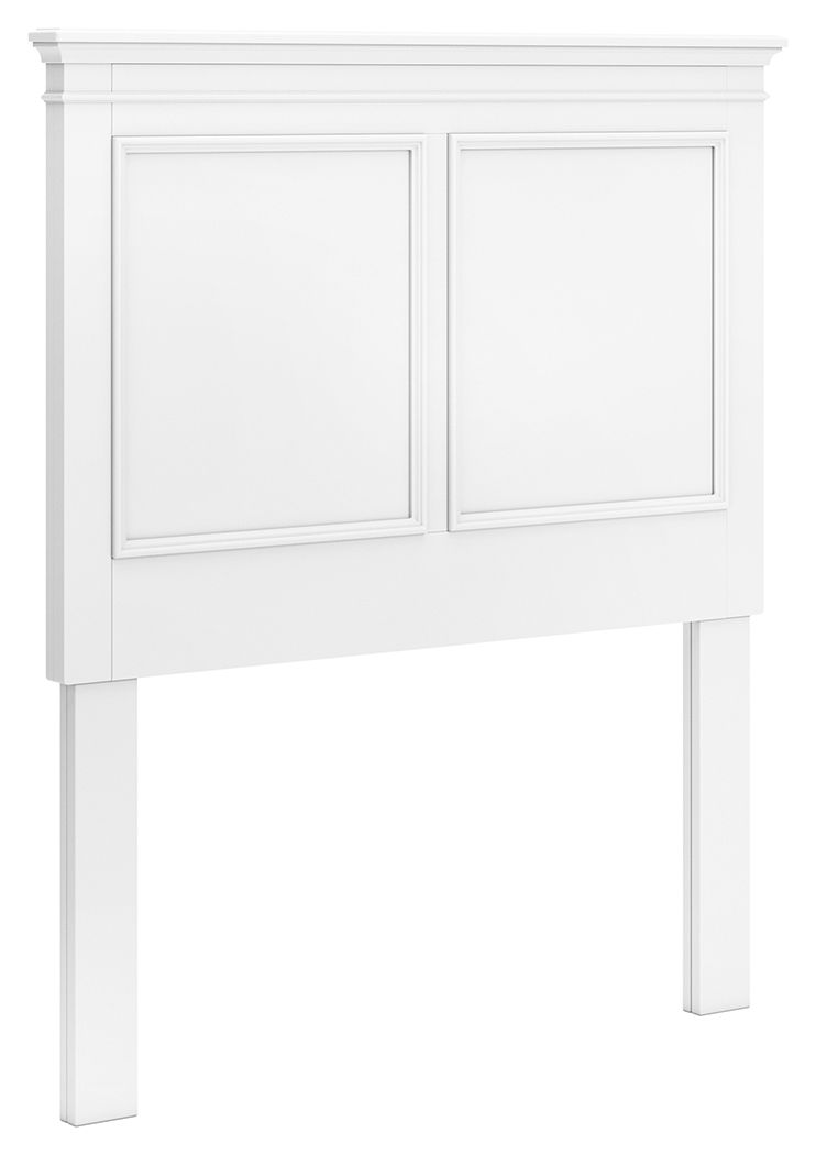 Fortman – Twin Panel Headboard – White