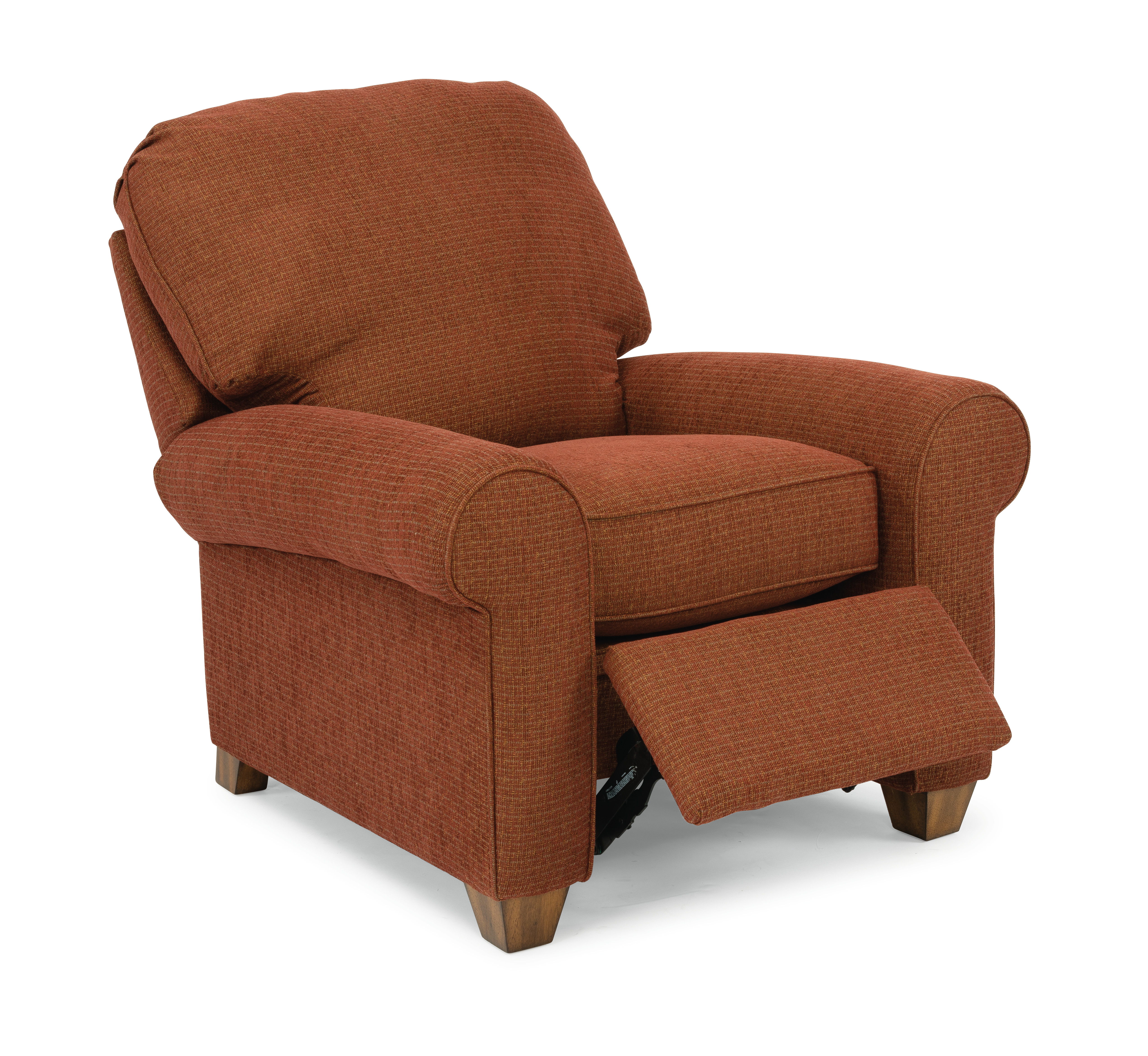 Thornton - Fabric High-Leg Recliner, dark gray, view 5