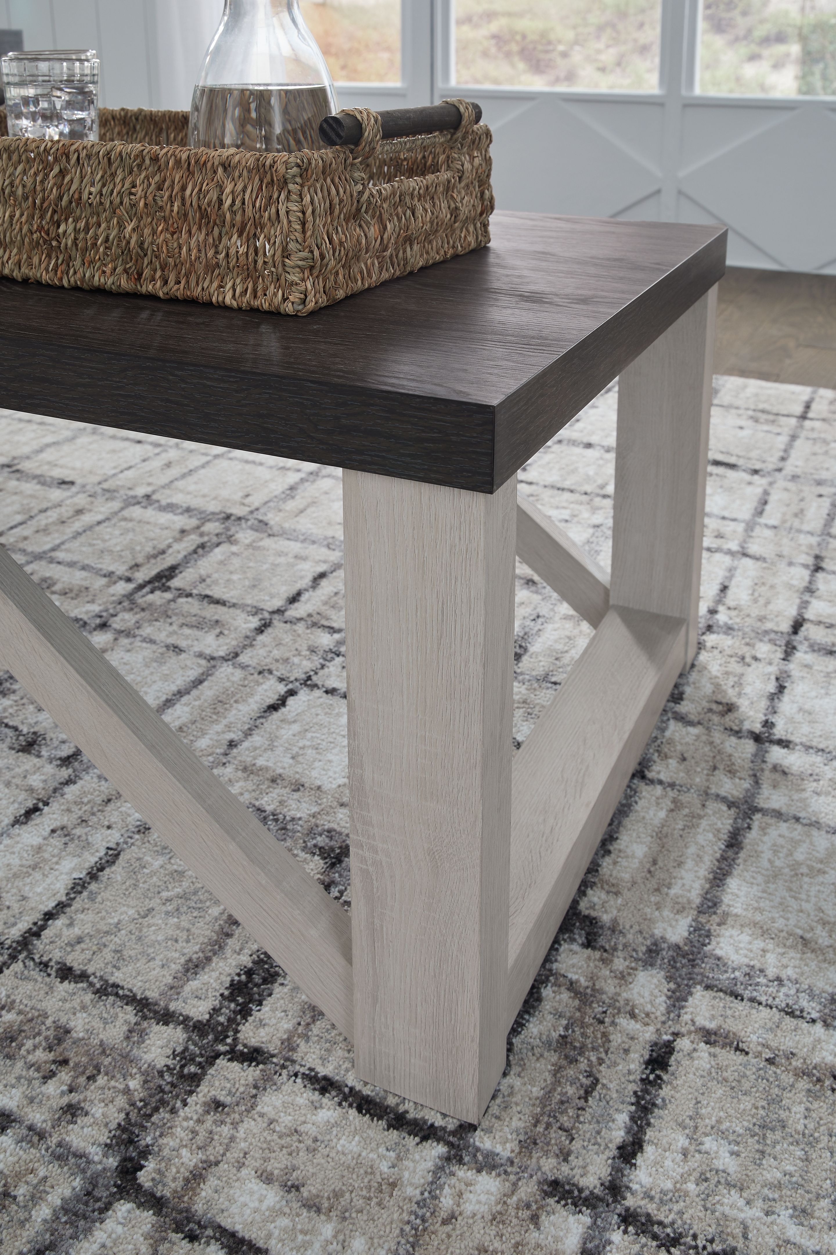 Ashley Furniture Dorrinson - Occasional Table Set (Set of 3) - Antique White - Image 4