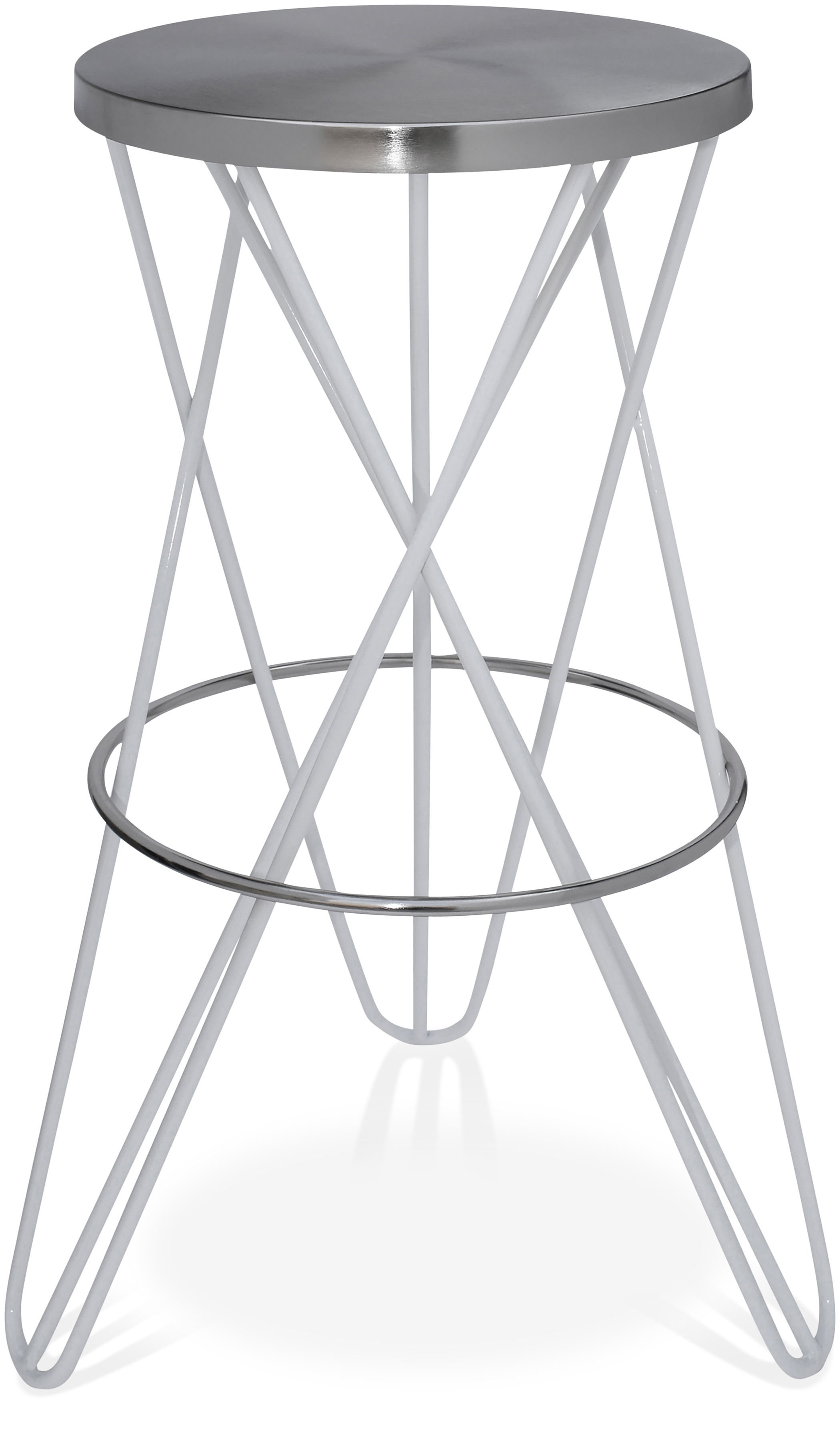 Mercury - Bar Stool - White