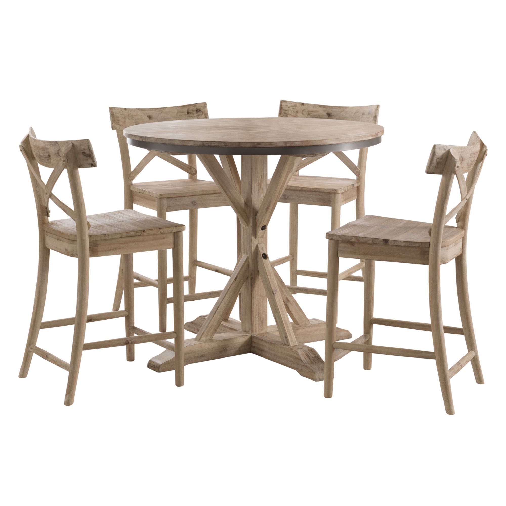 5 Pc · Table And Four Stools
