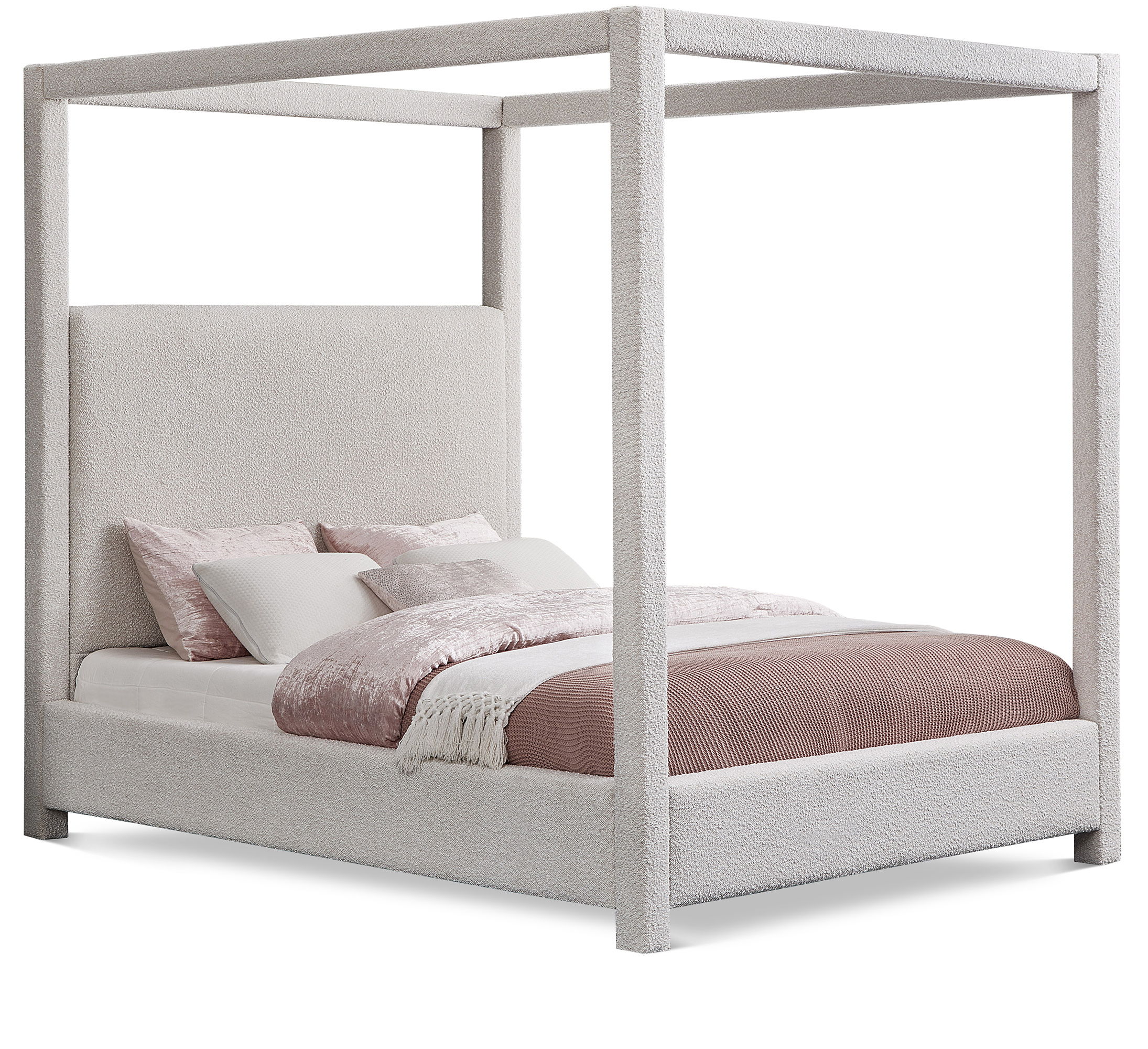 Eden - Queen Bed - Cream