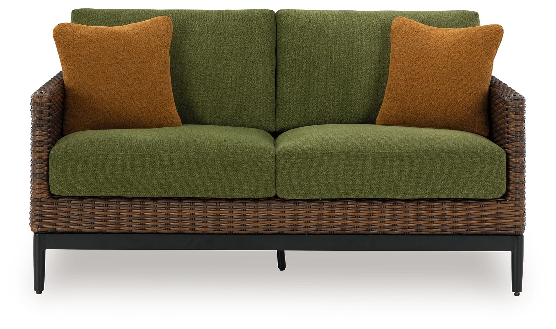 Horizon Hall - 6 Pc. - Lounge Set With Loveseat - Brown / Green