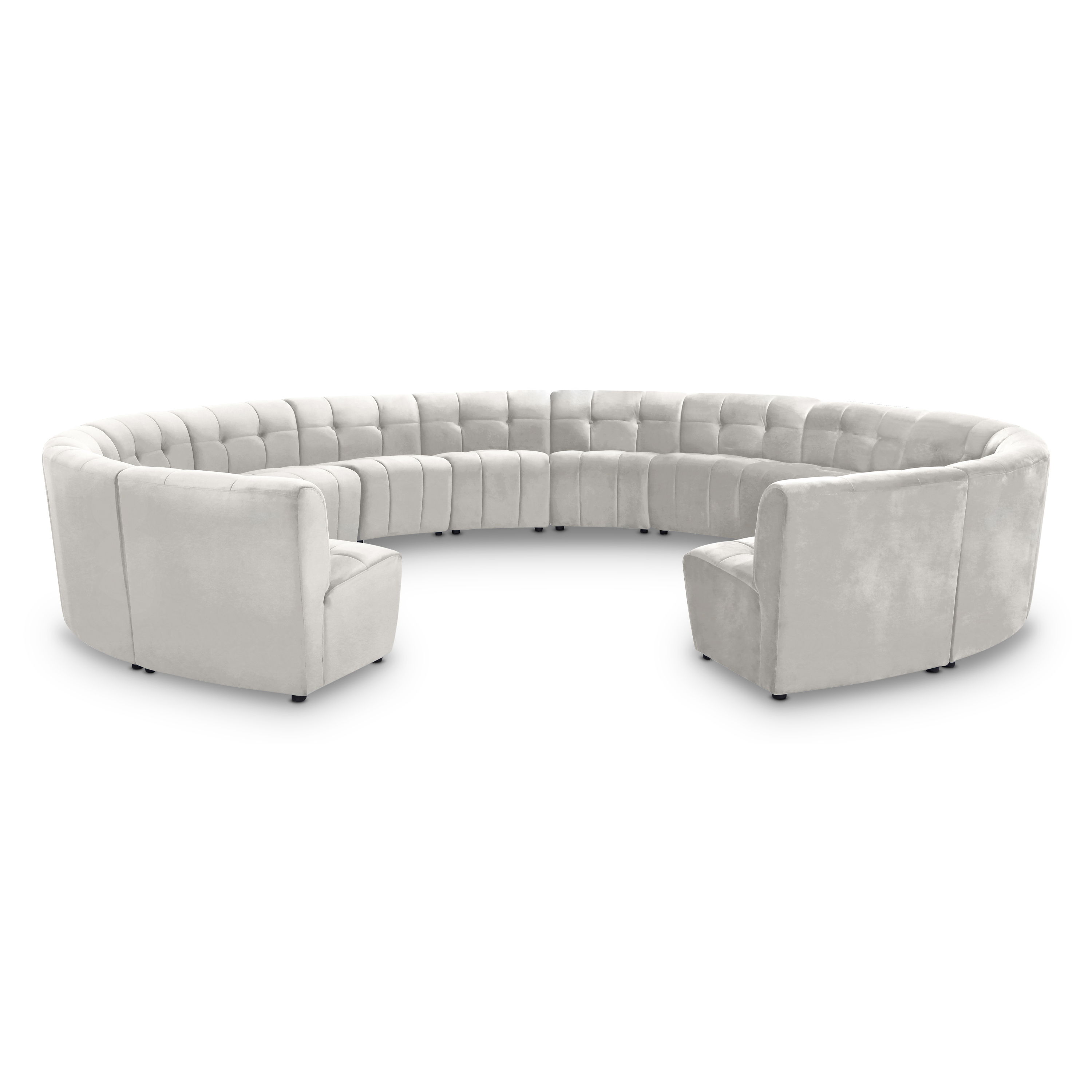 Limitless - 14 Piece Modular Sectional - Cream