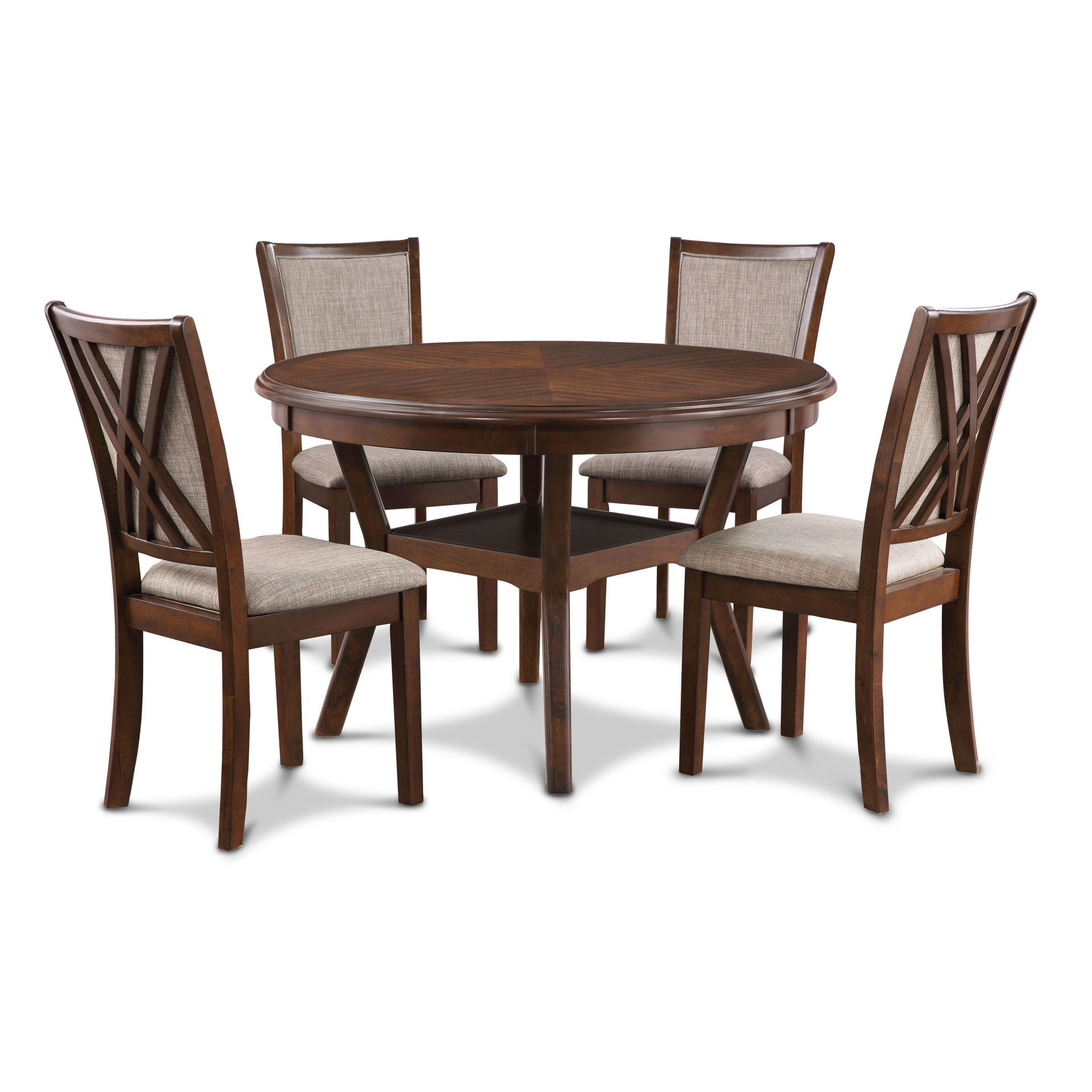 Amy - 5 Piece Dining Set - Cherry