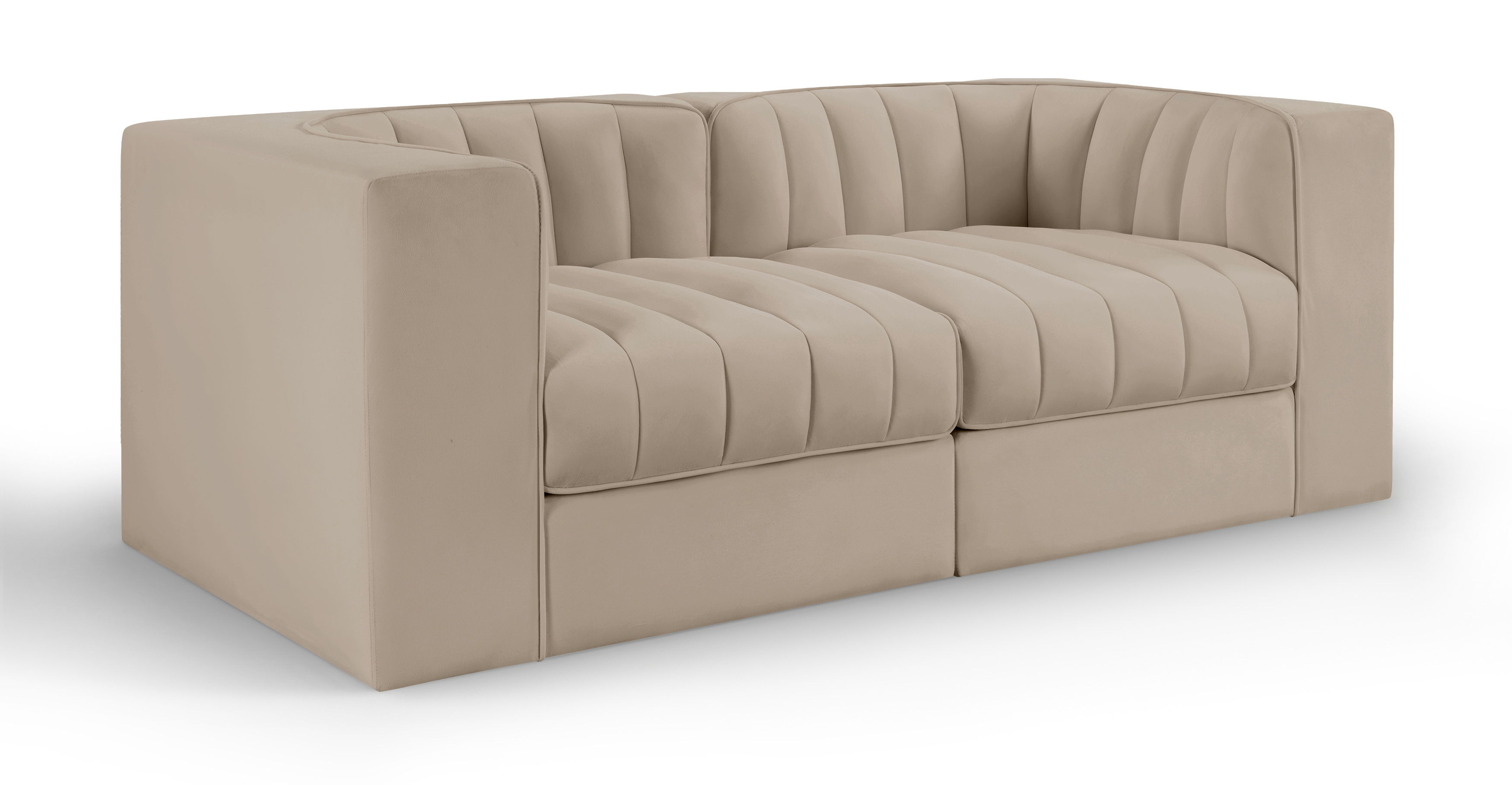 2 Pc · Modular Loveseat With Arms