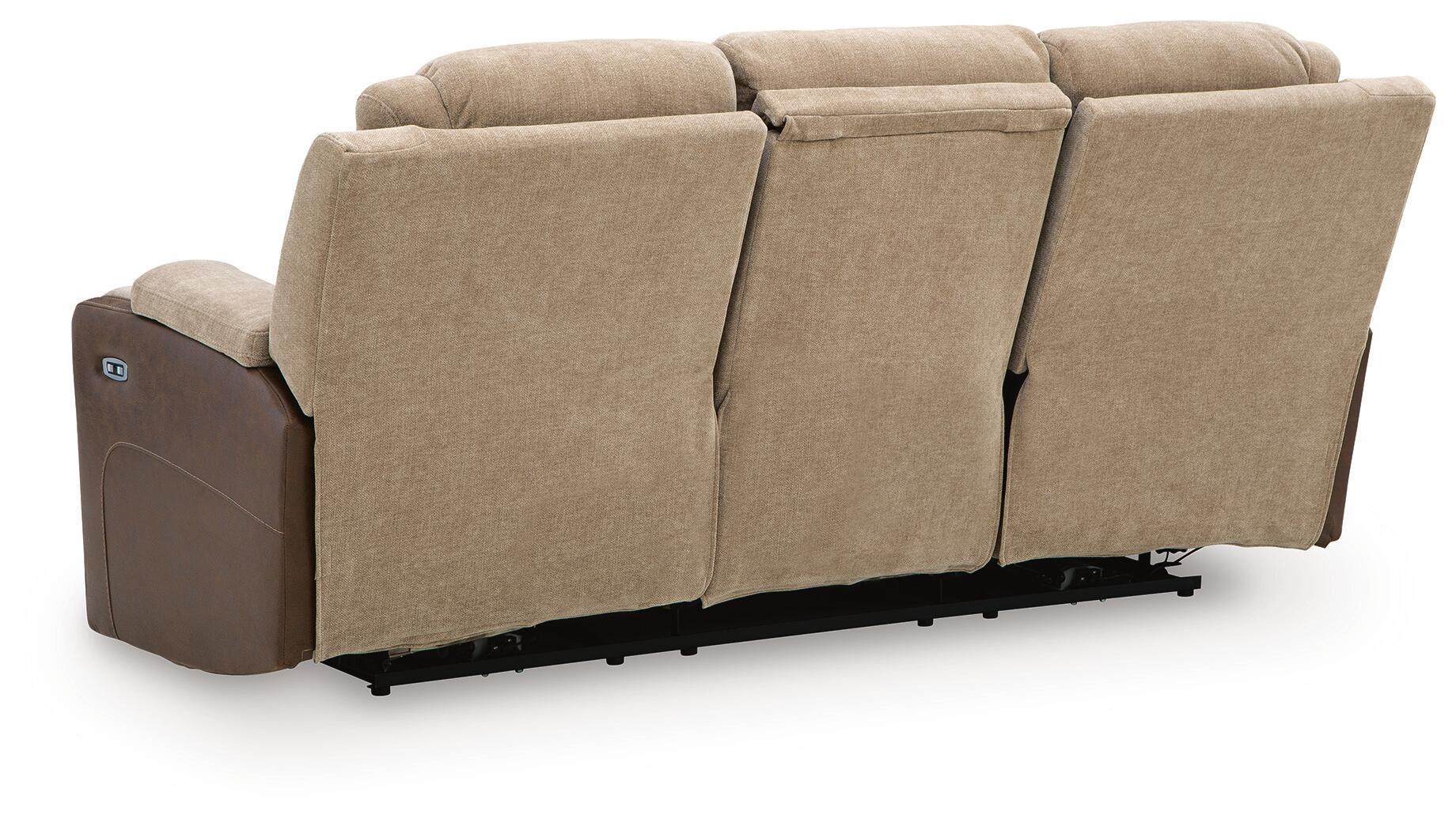 Ashley Furniture Mixed Motion - Power Reclining Sofa With Adjustable Headrest - Brownstone - Image 6