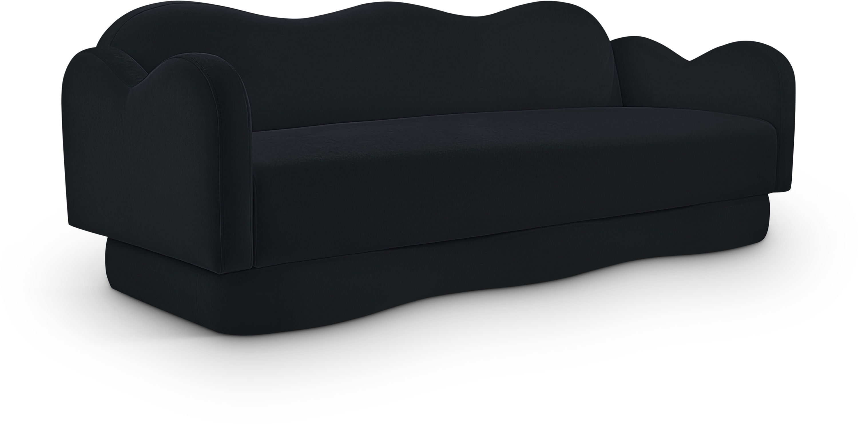 Bloom - Velvet Sofa - Black