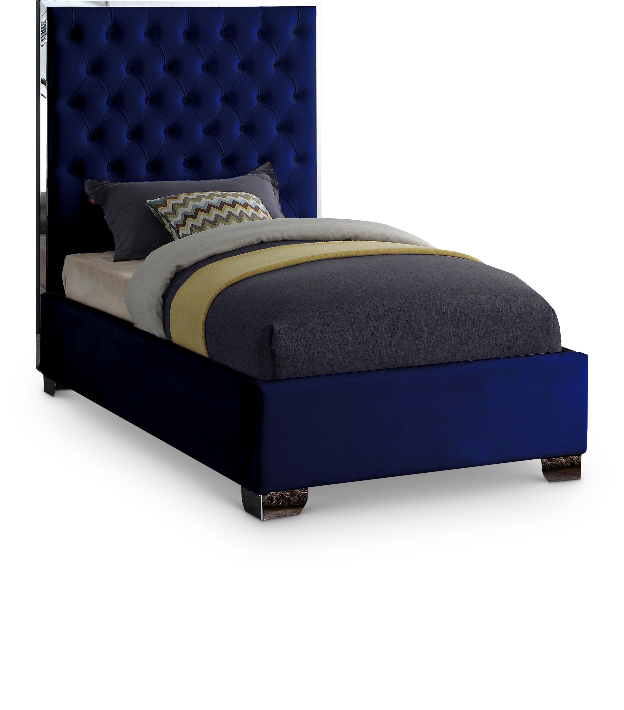 Lexi - Twin Bed - Navy