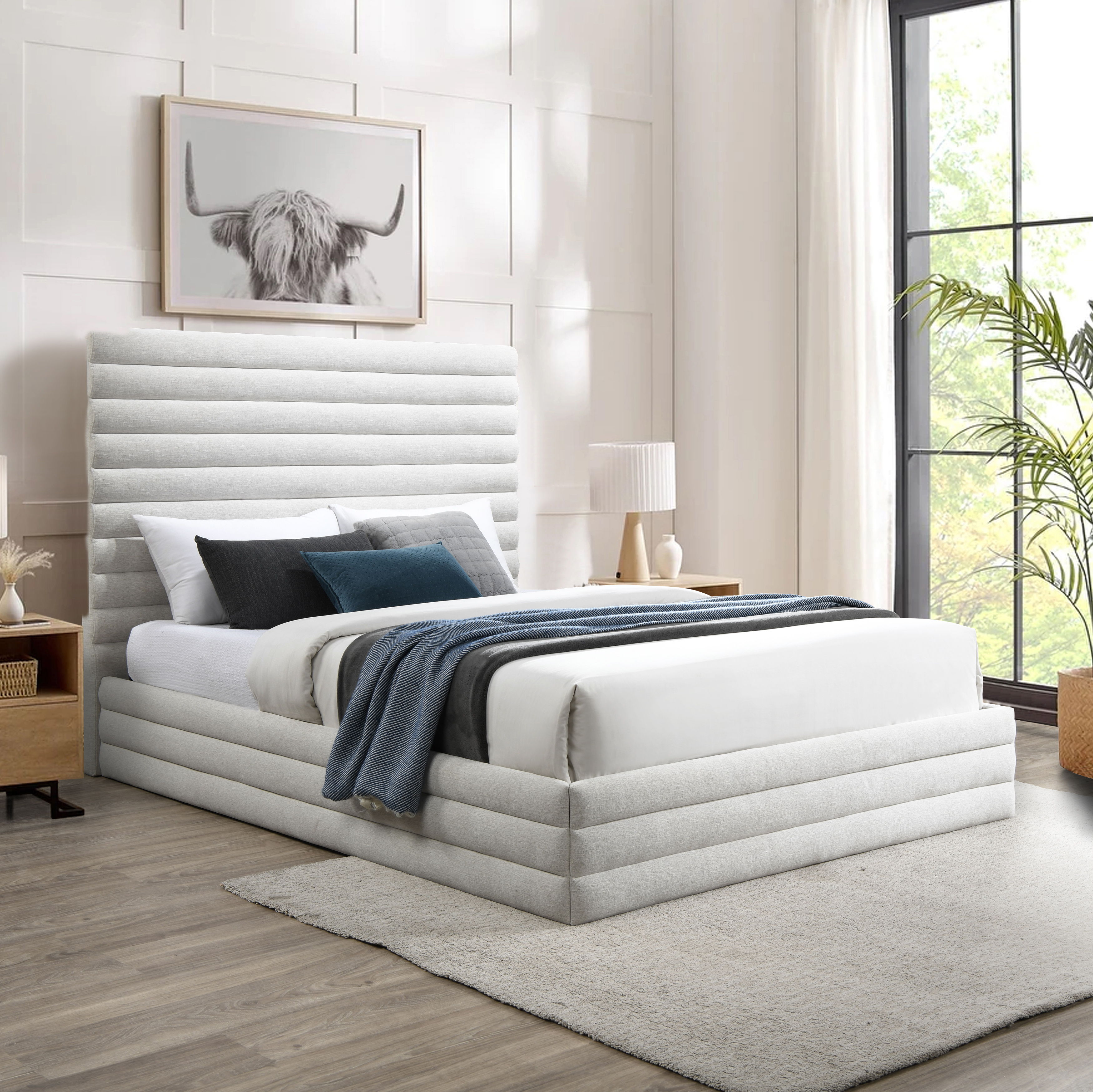 Maxwell - Full Bed - Cream