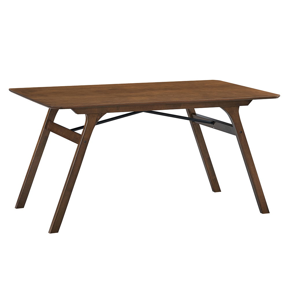 Kaela - Dining Table - Walnut, dark brown, view 2