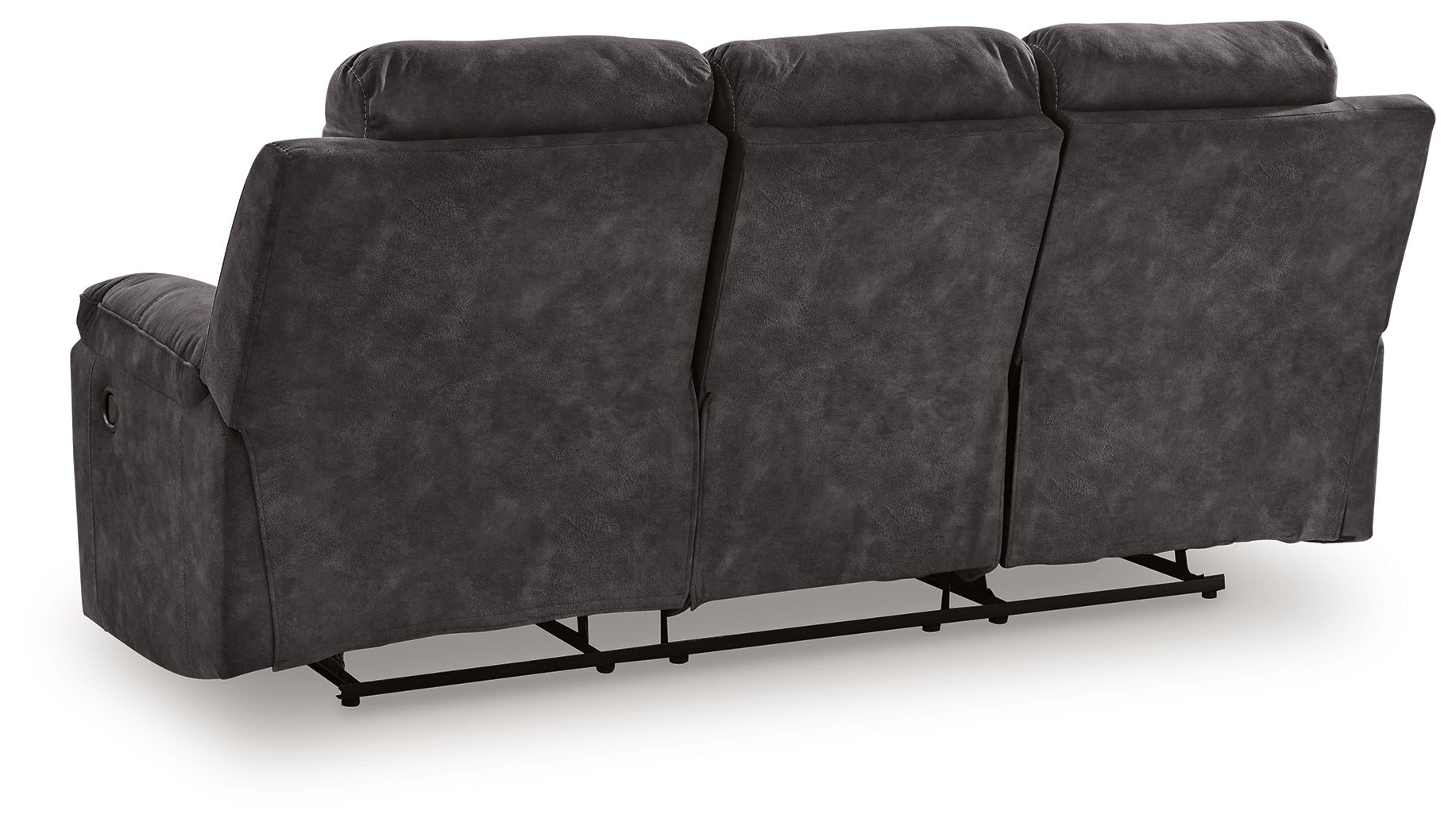 Ashley Furniture Brysonview - Reclining Sofa - Charcoal - Image 7