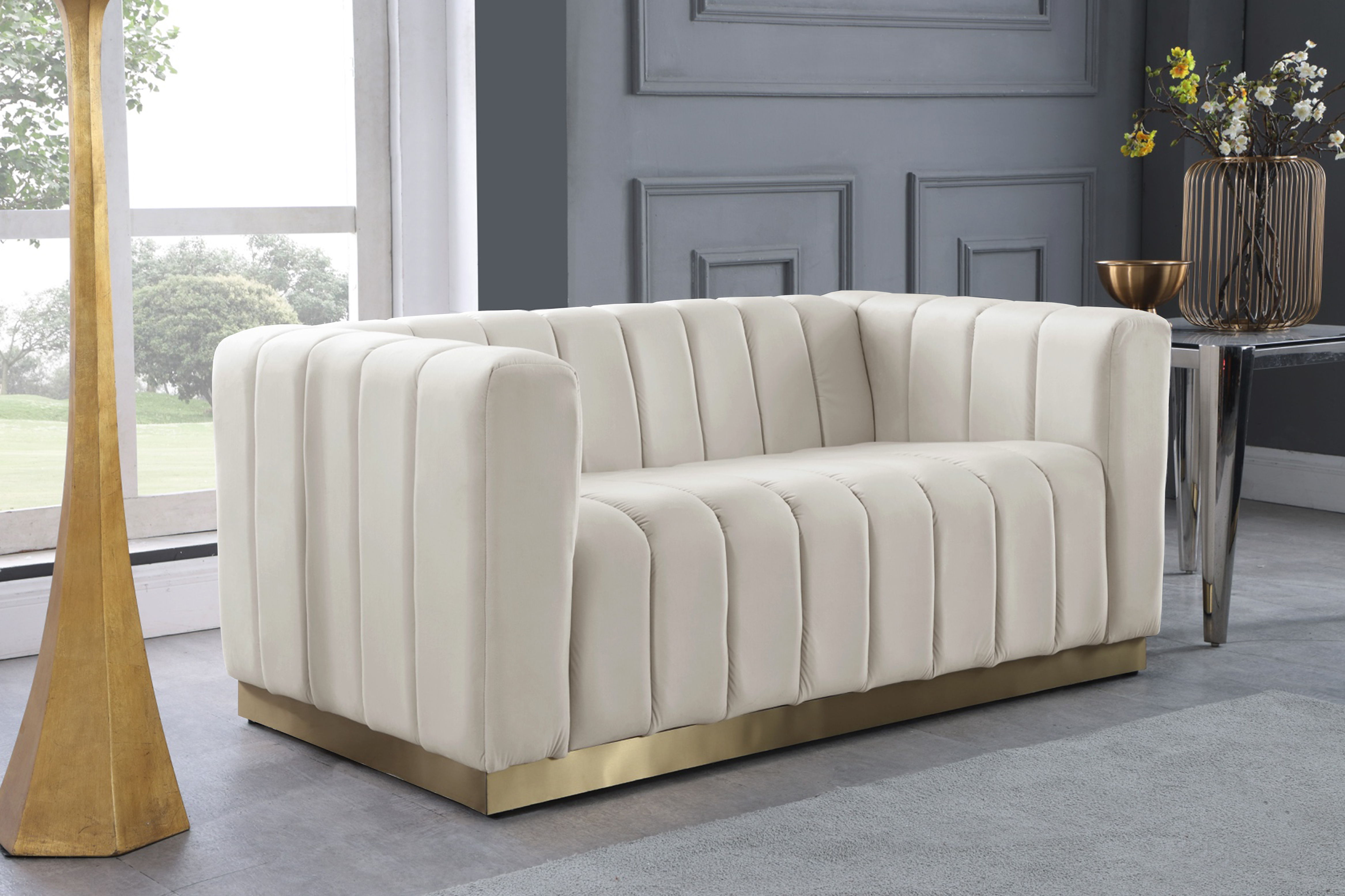 Marlon - Loveseat - Cream