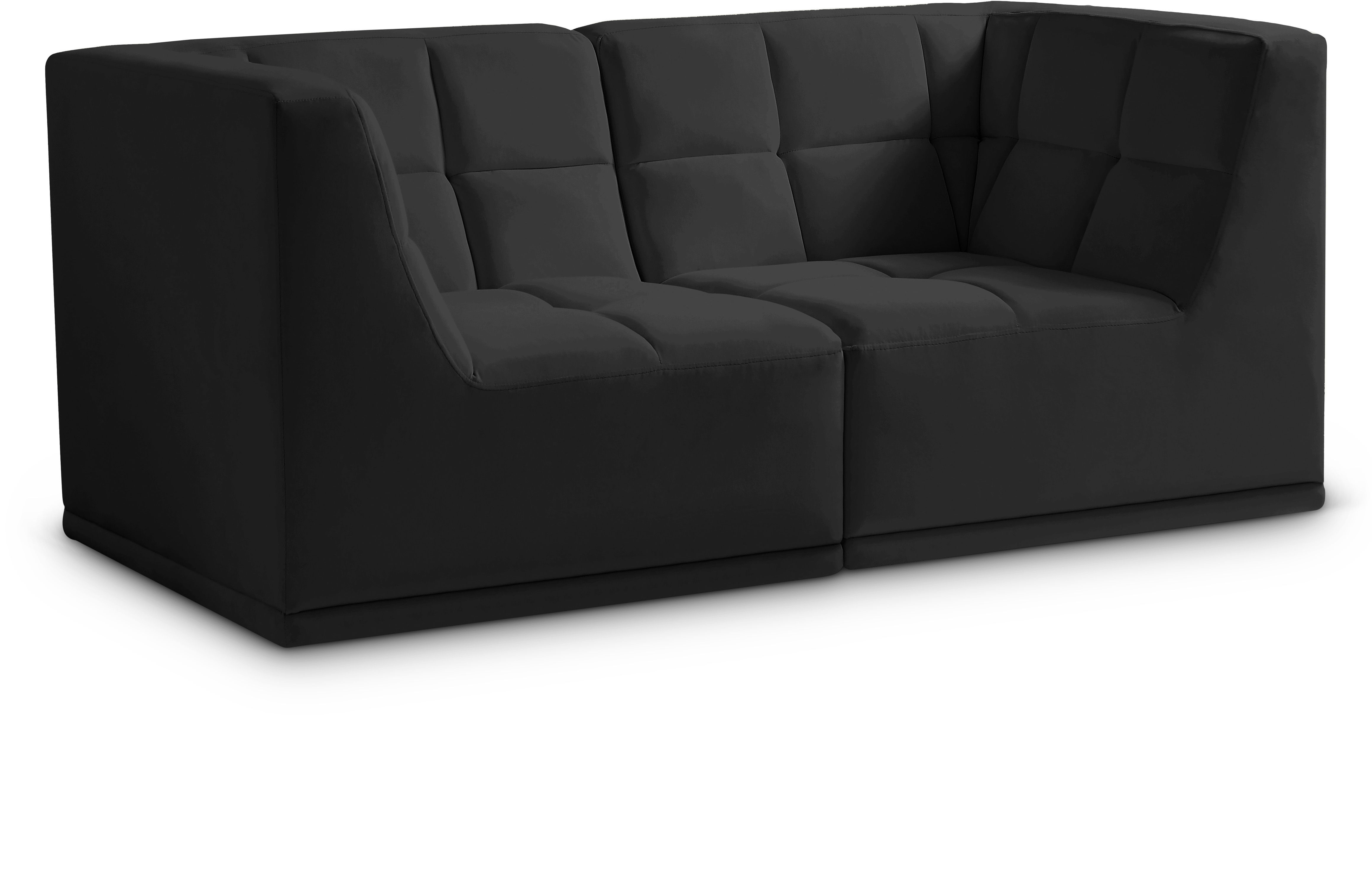 Relax - 2 Seat Modular Sofa - Black