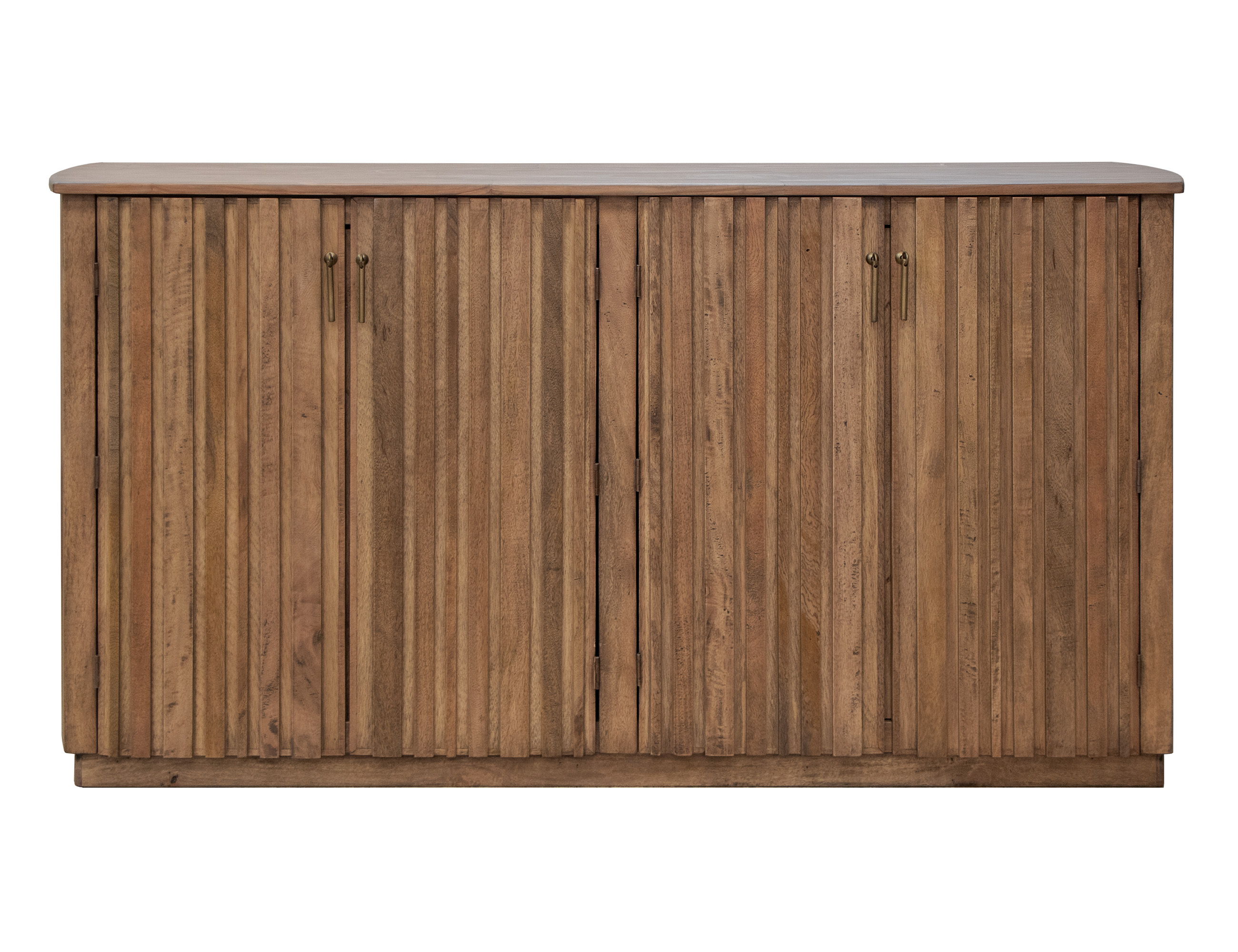 International Furniture Direct Mezquite - 4 Doors Console - Mezquite Brown