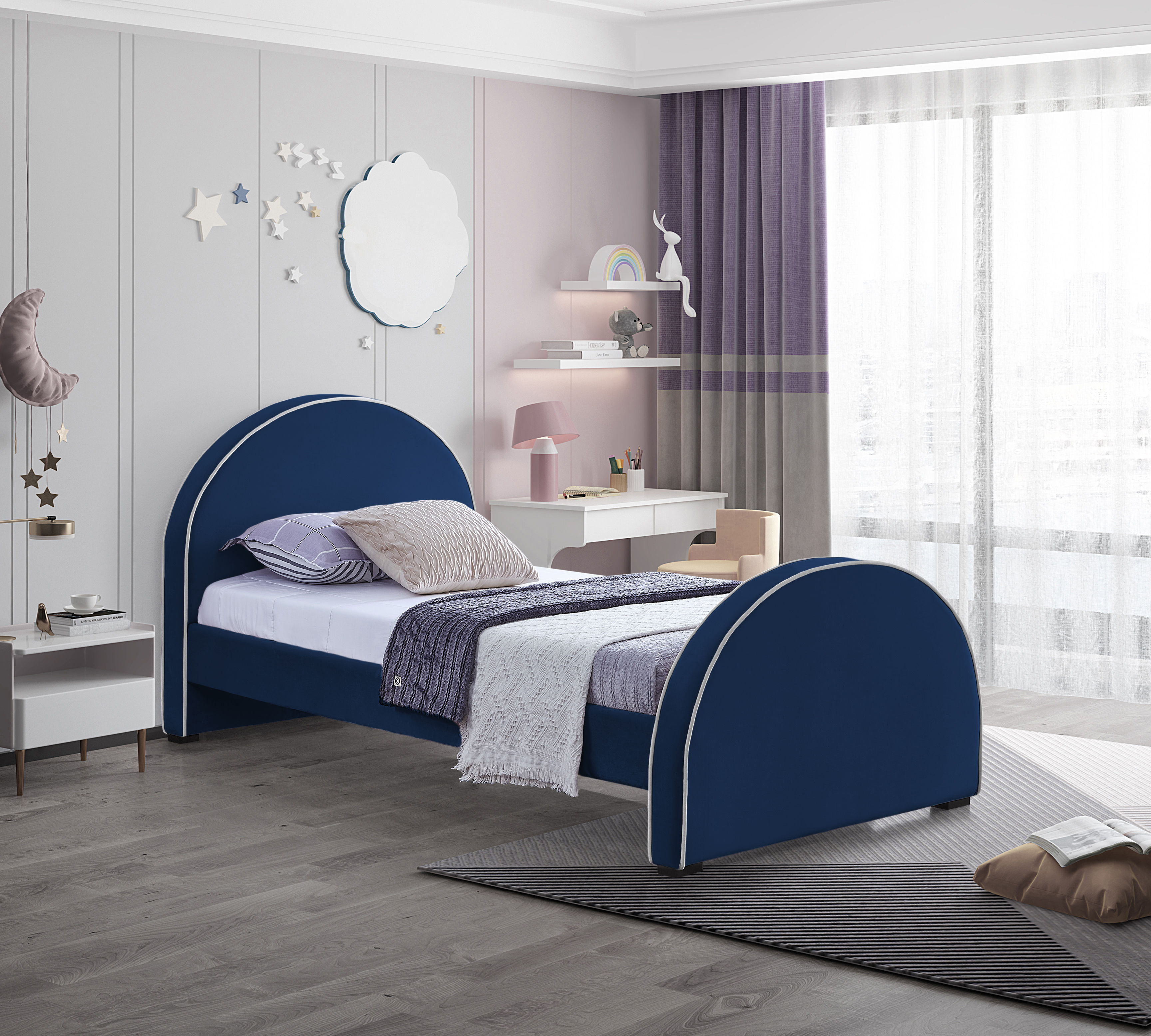 Brody - Twin Bed - Navy