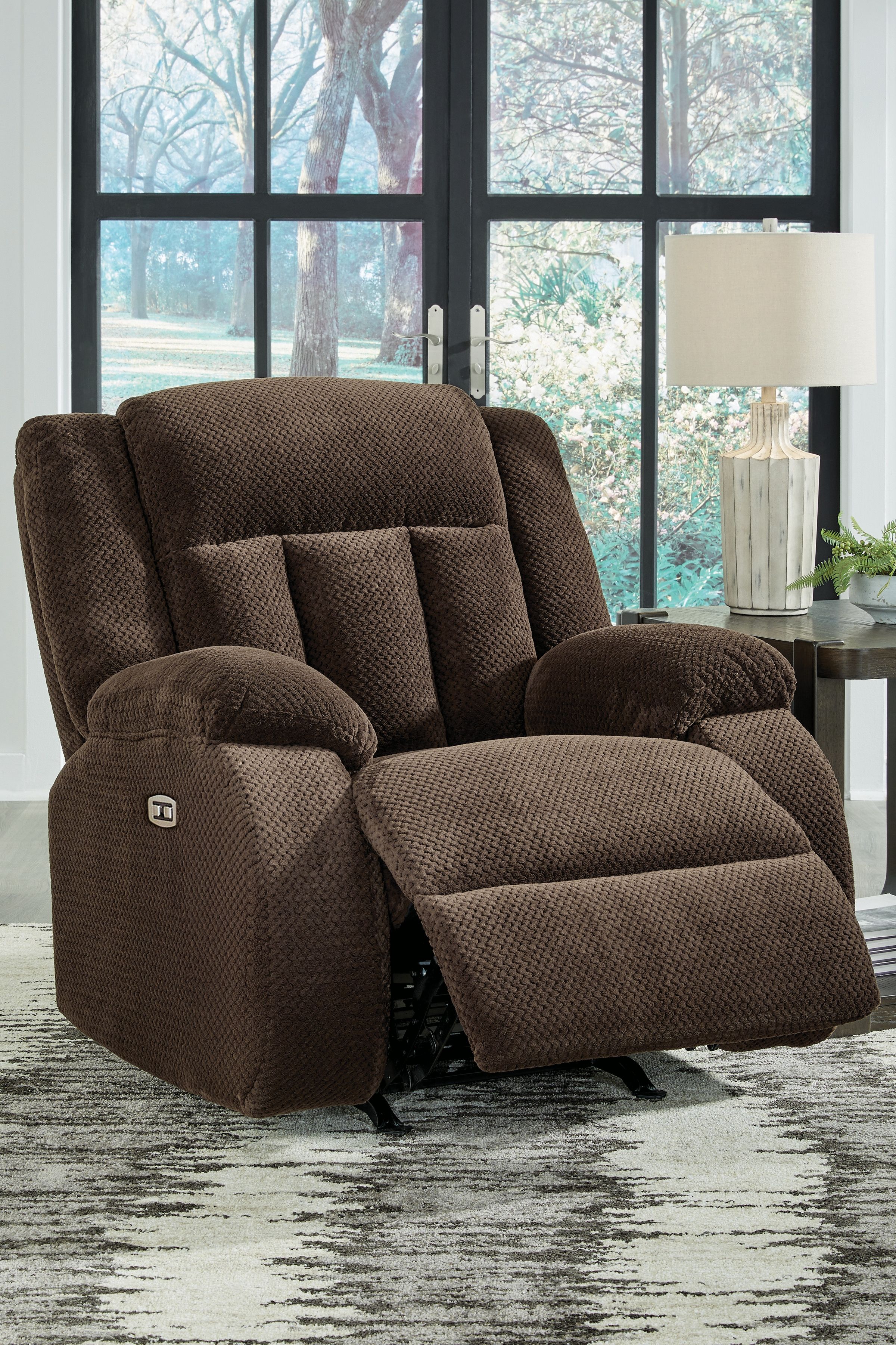 Ashley Furniture Free Wake - Power Rocker Recliner - Chocolate - Image 6