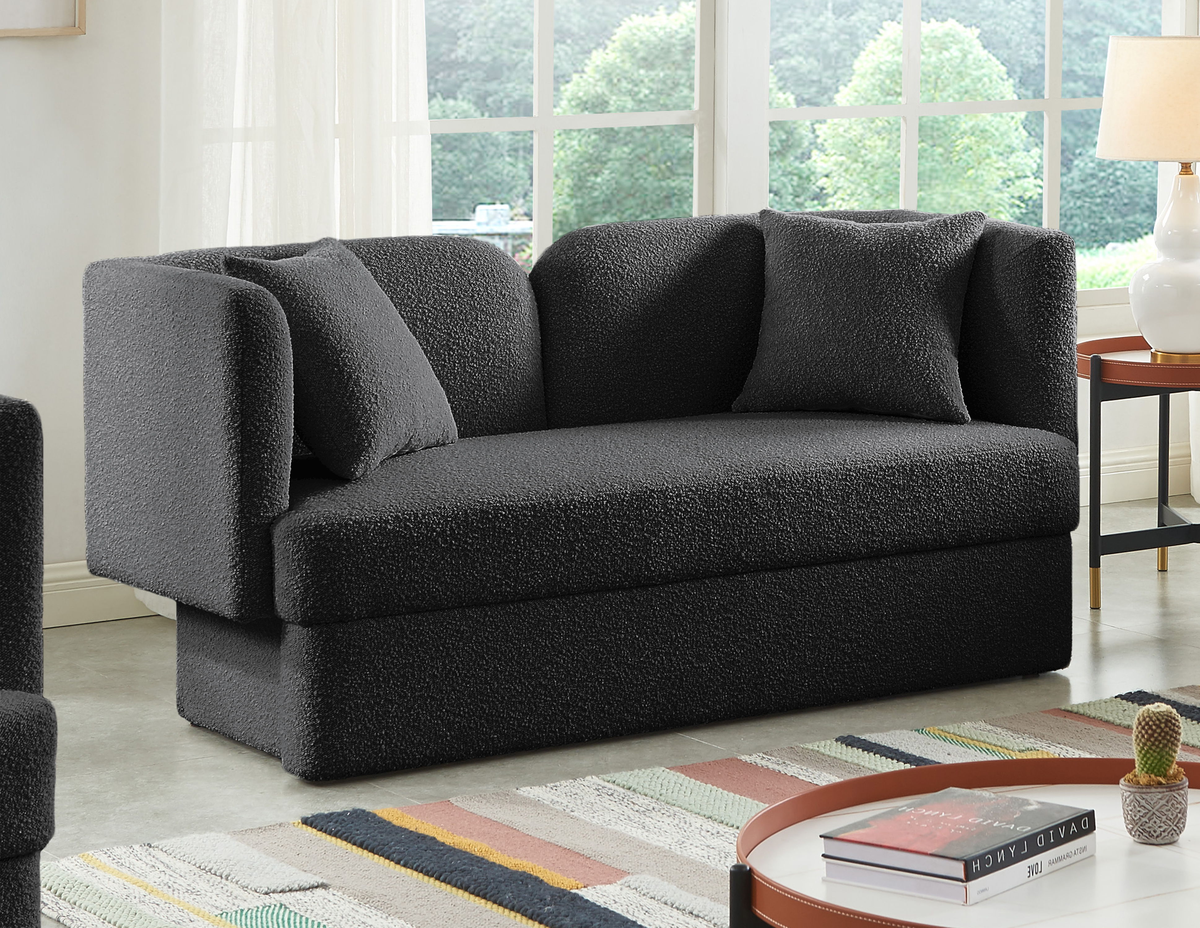 Marcel - Loveseat - Black