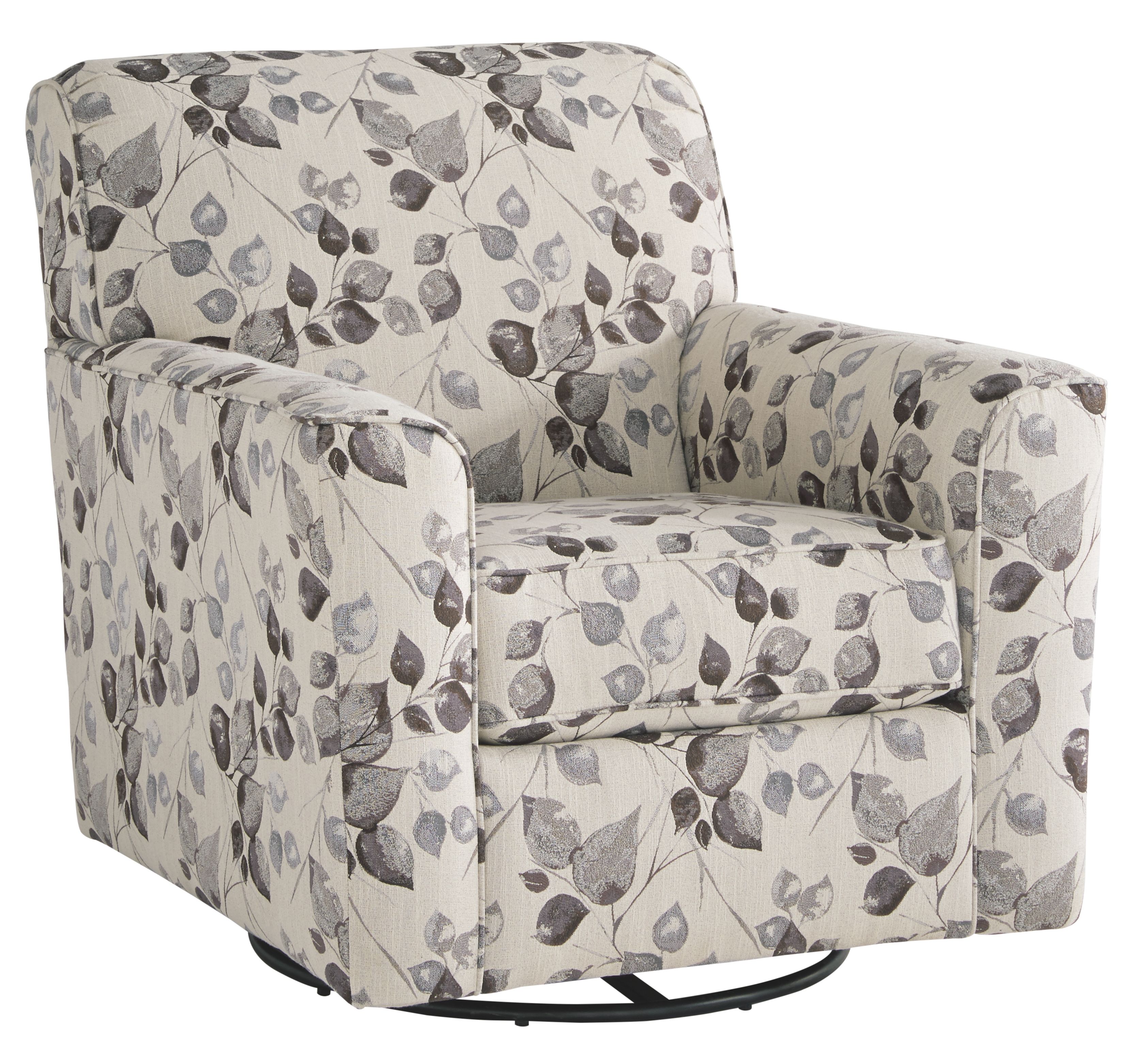 Ashley Abney Swivel Accent Chair - Platinum