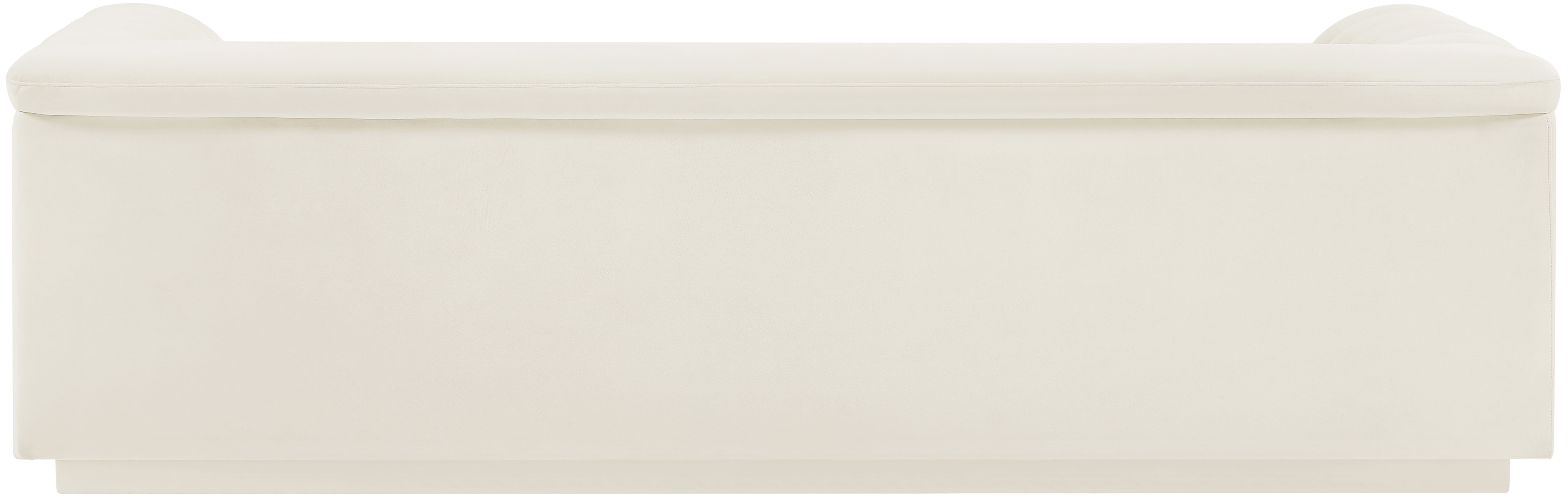 Cascade - Velvet Sofa - Cream