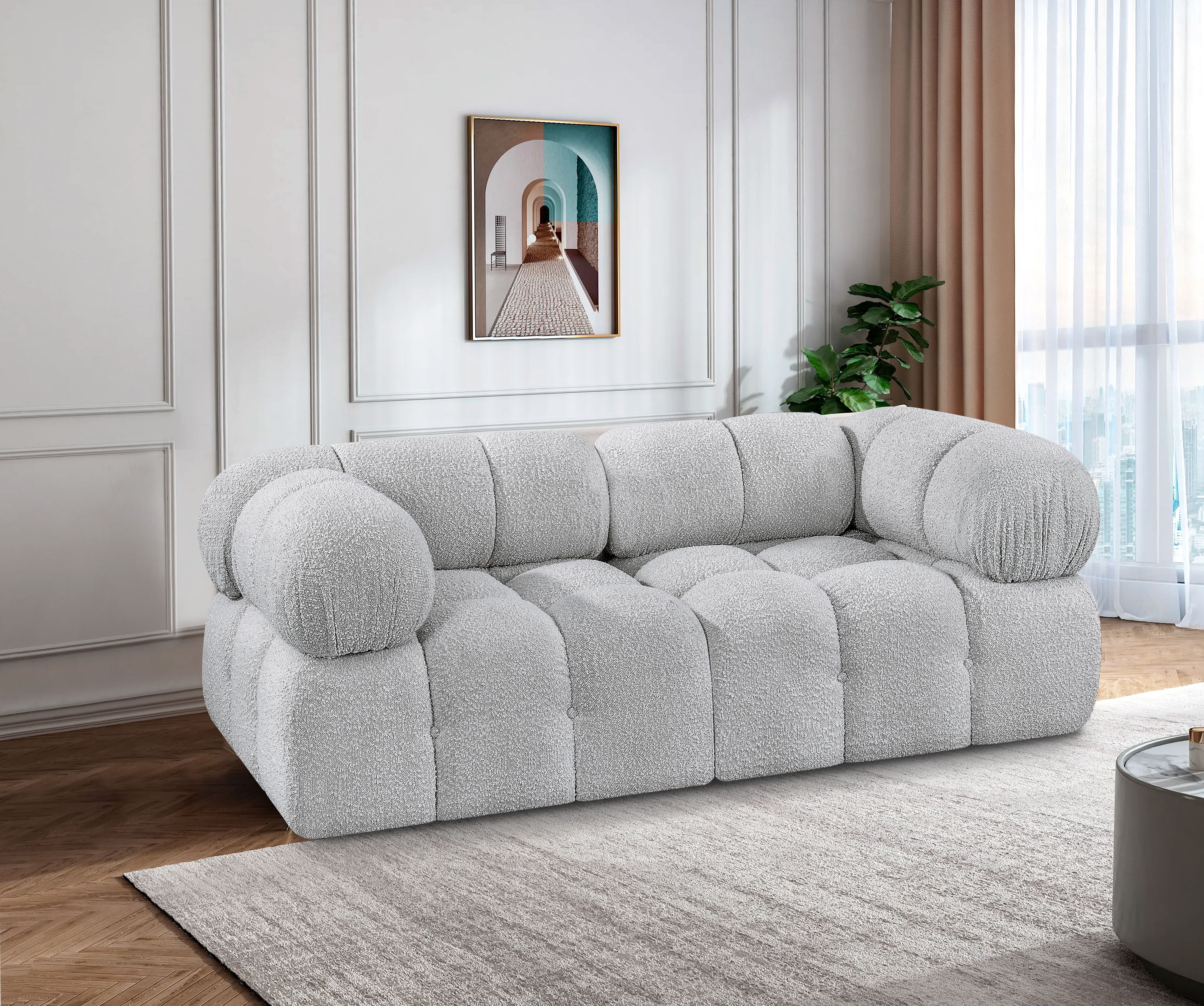 Ames - 2 Piece Modular Sofa - Gray