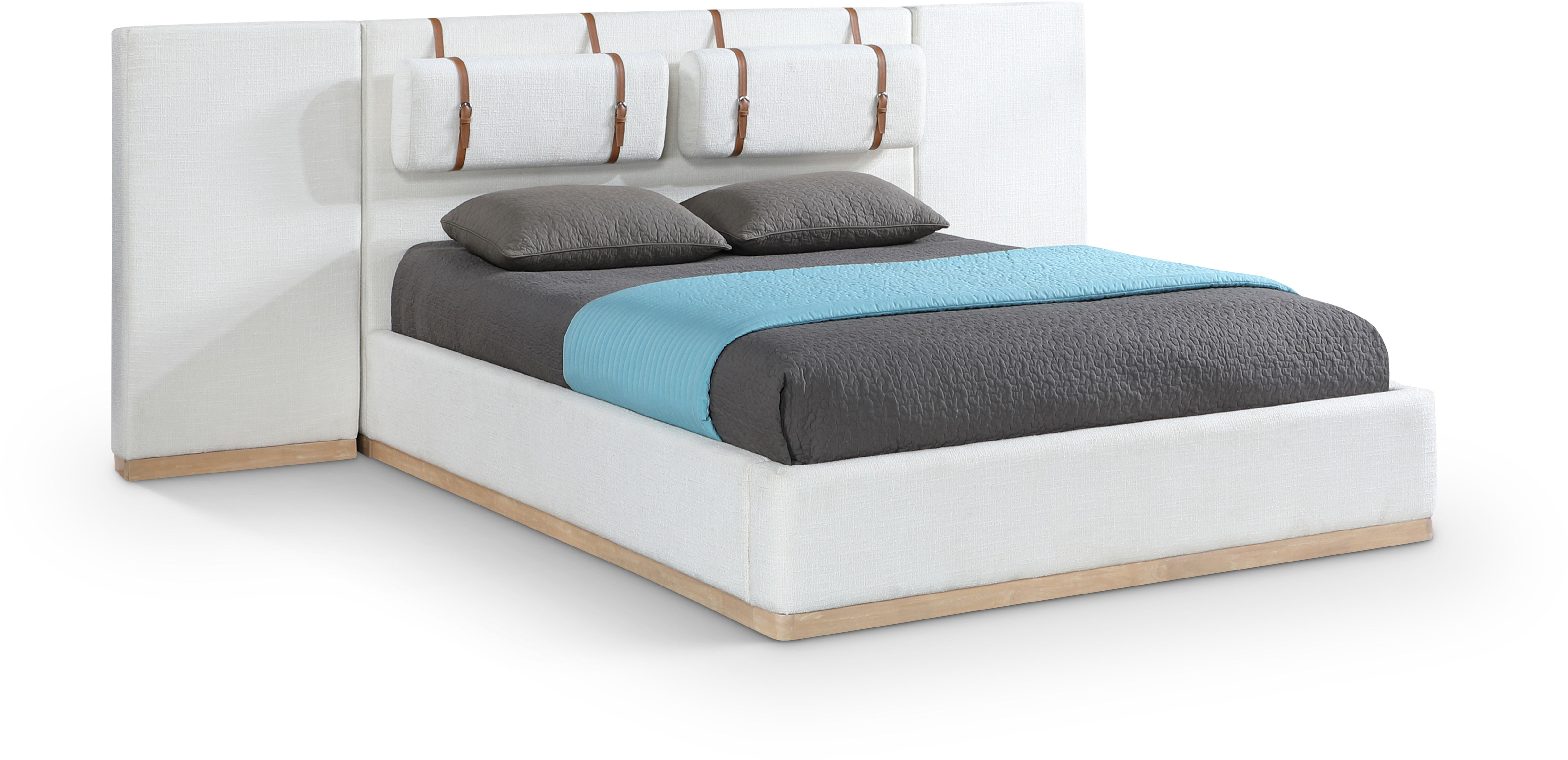 Bennet - Upholstered Full Bed - Cream