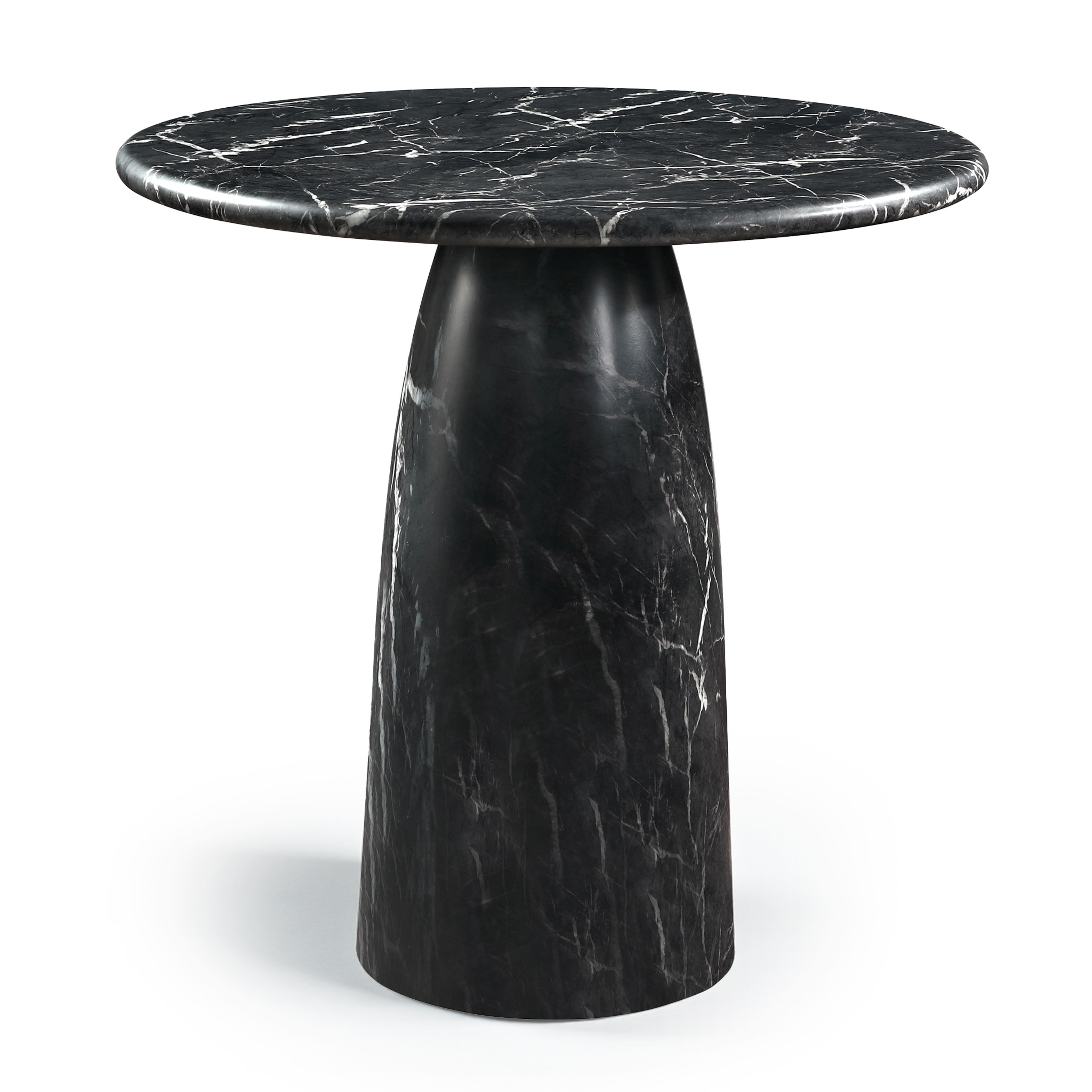 Cosenza - 42" Concrete Indoor / Outdoor Counter Height Table - Black