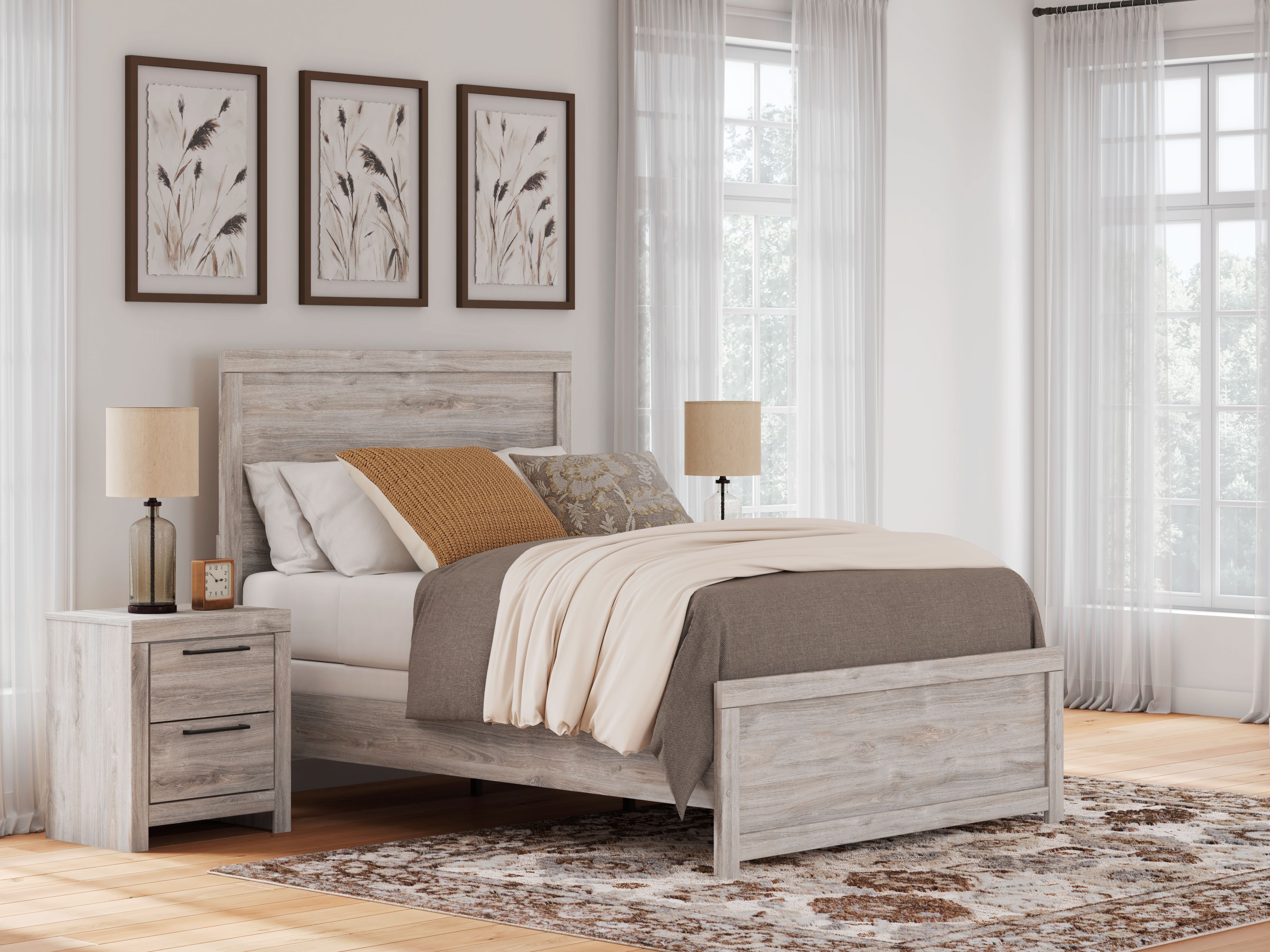 Ashley Furniture Broachmyn - Full Panel Bed - Gray - Image 3